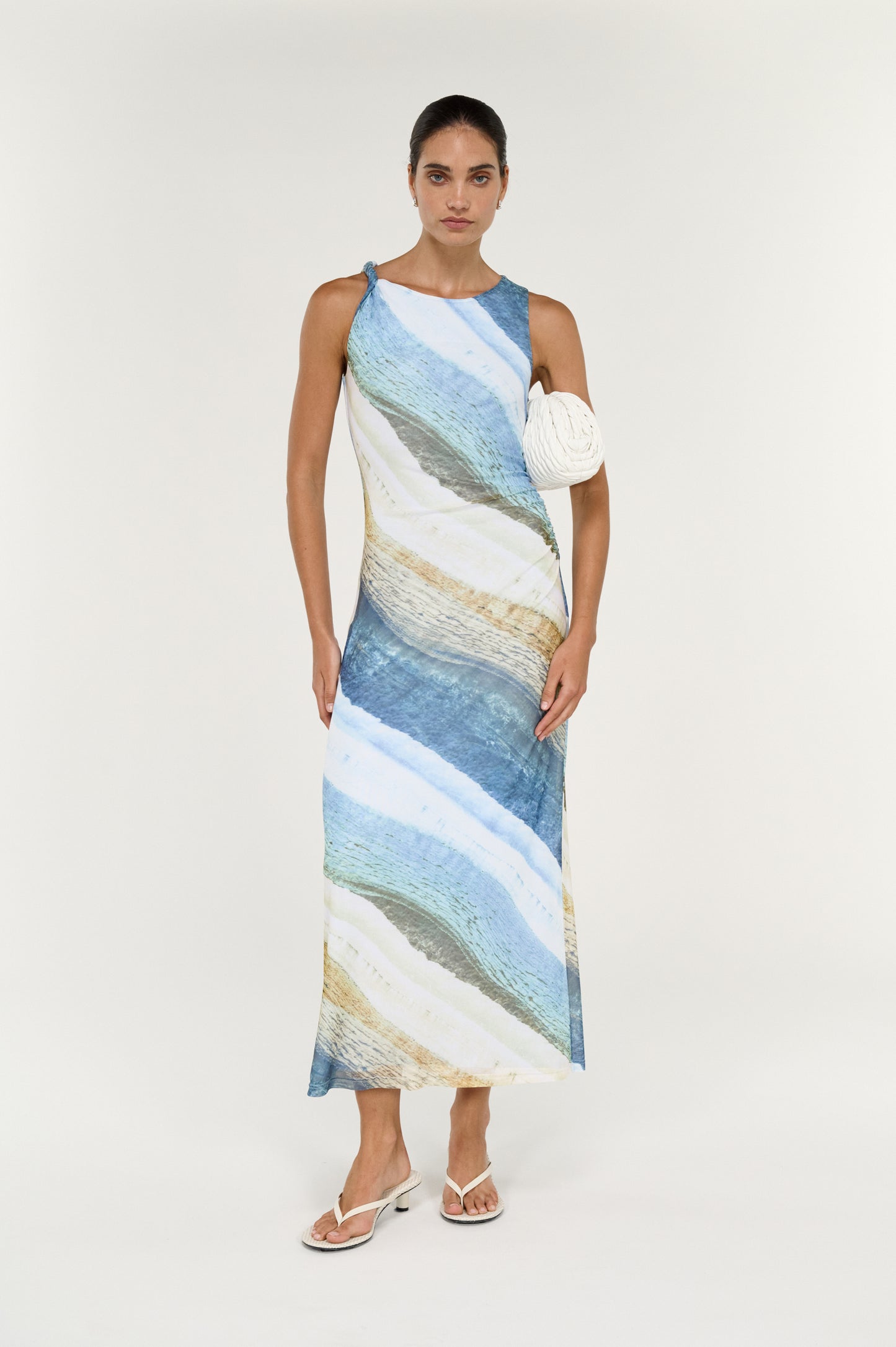 Pre Order OCTOBER - Zelie Mesh Midi Dress