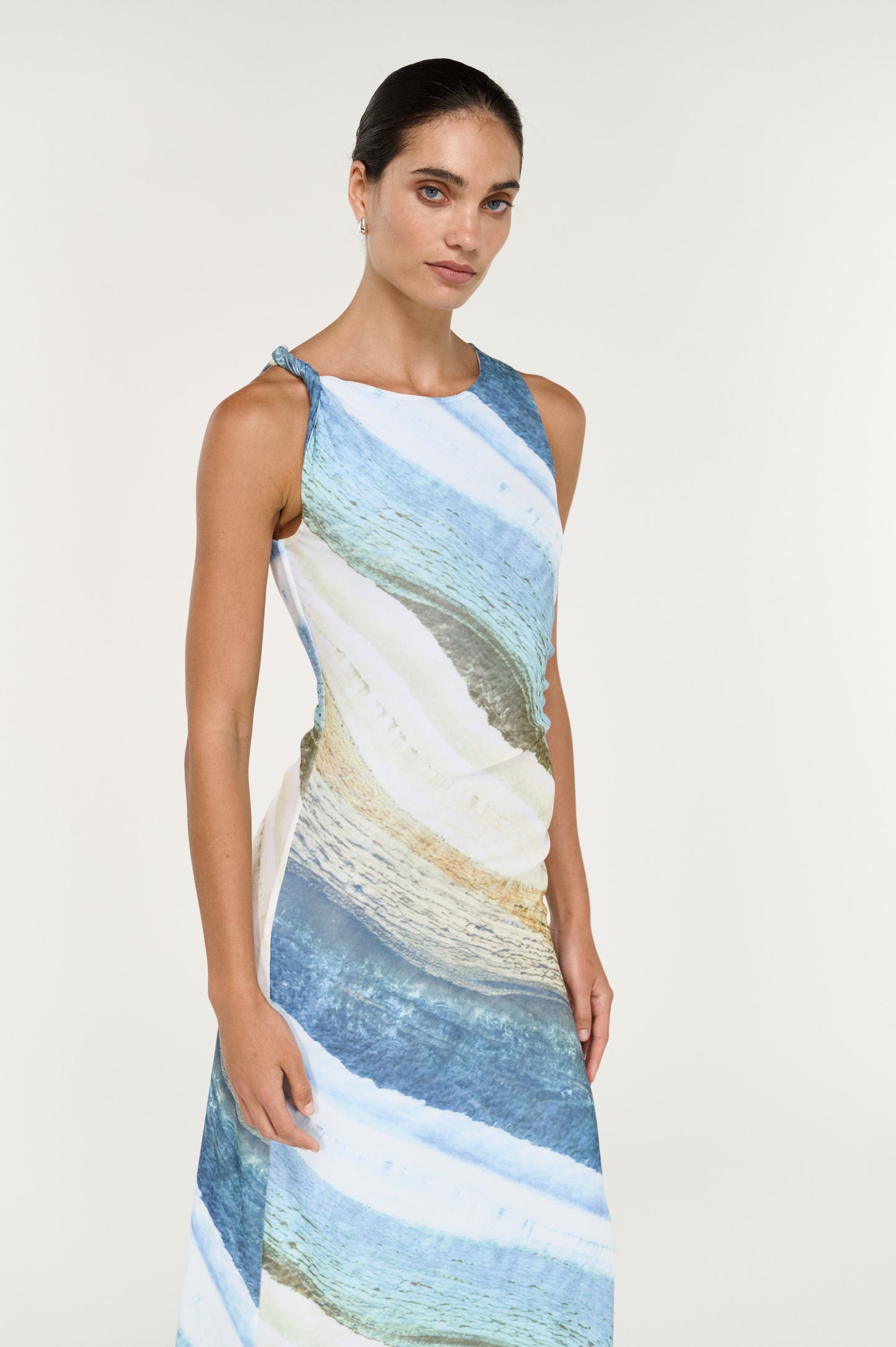 Pre Order OCTOBER - Zelie Mesh Midi Dress