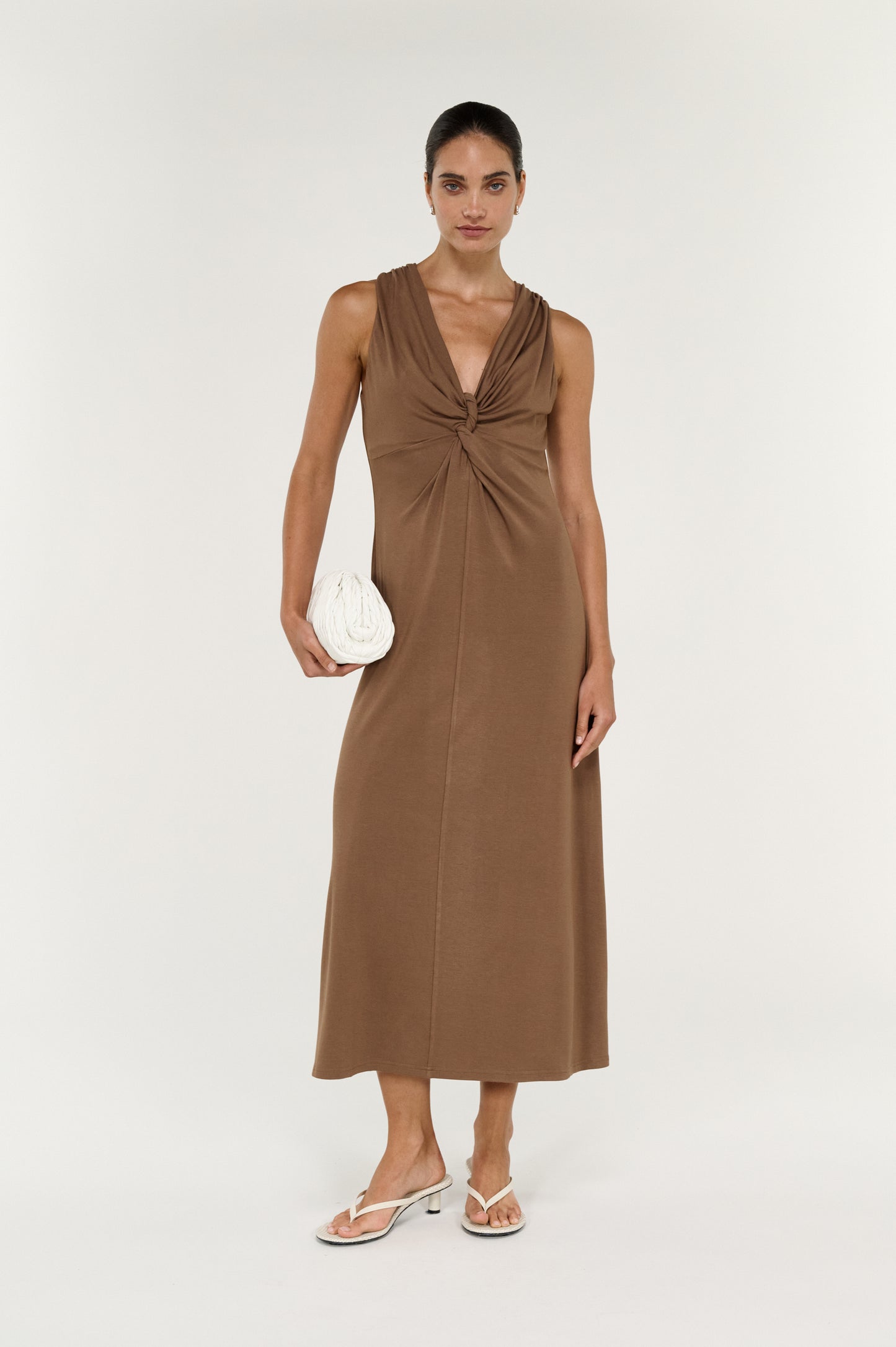 Pre Order OCTOBER - Willow Twist Detail Midi Dress
