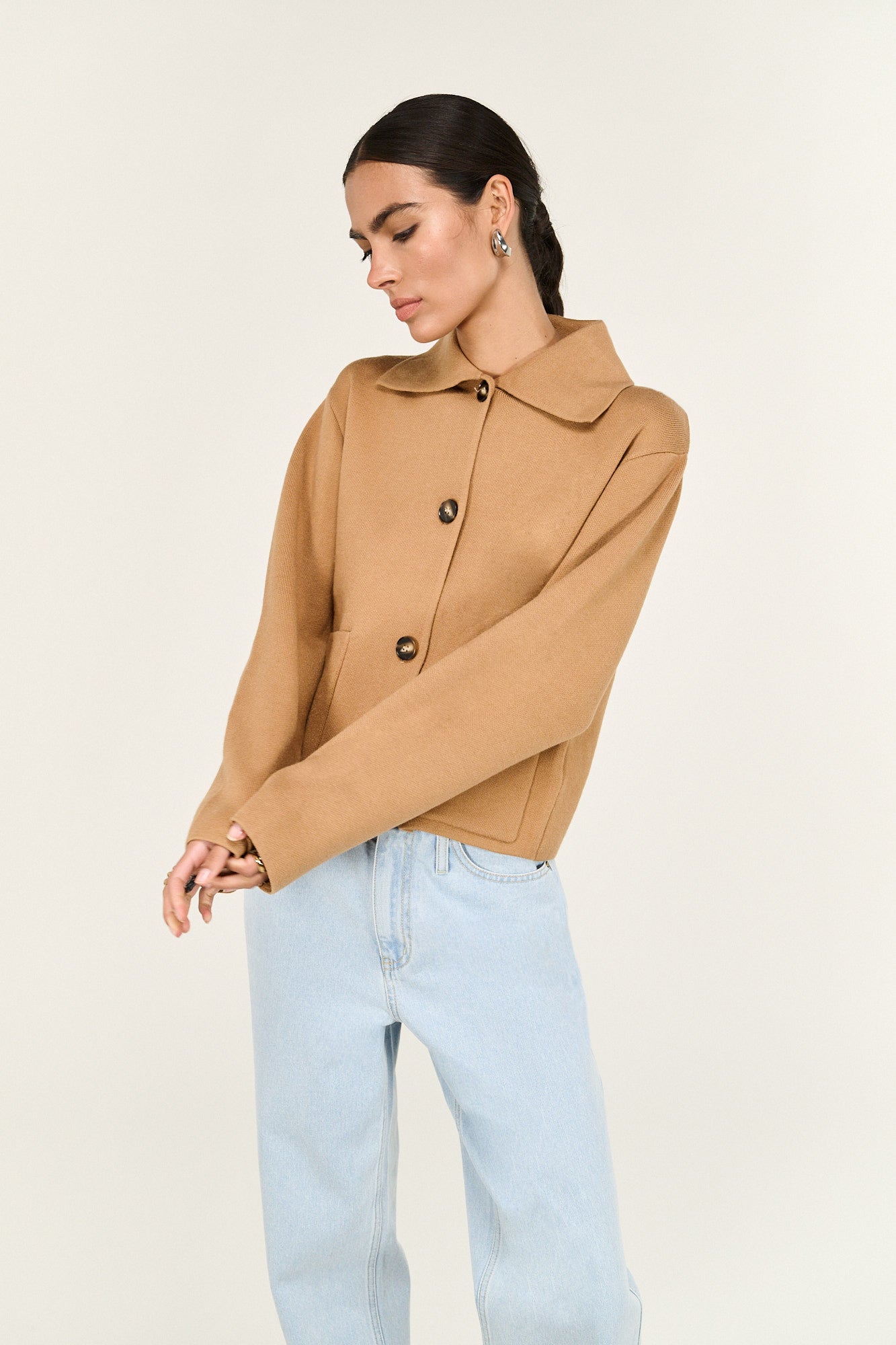 Pre Order - APRIL - Aura Knit Barn Jacket