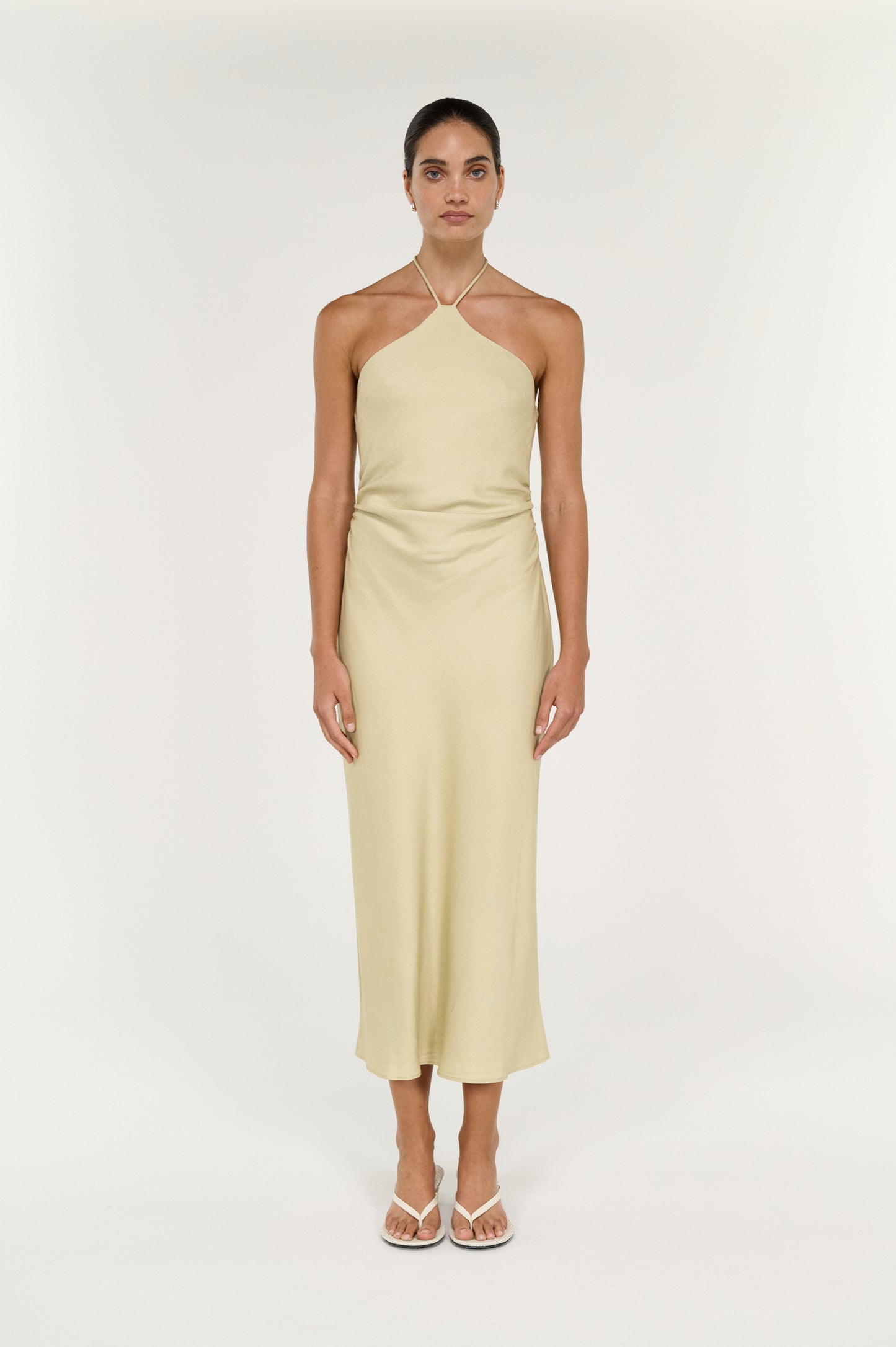 Pre Order OCTOBER - Lunel Halter Midi Dress