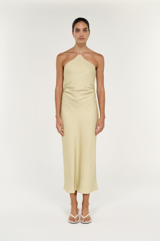 Pre Order OCTOBER - Lunel Halter Midi Dress