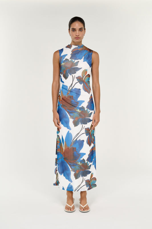 Pre Order OCTOBER - Aria Mesh Midi Dress