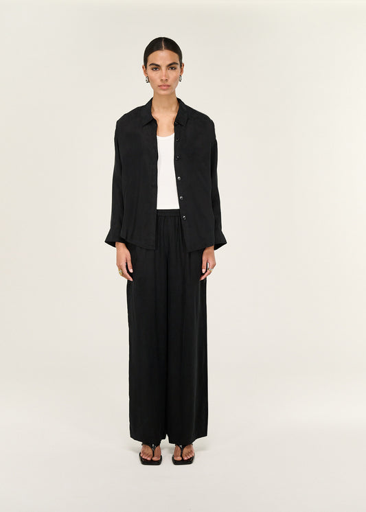 Pre Order - APRIL - Sylvie Cupro Relaxed Pants