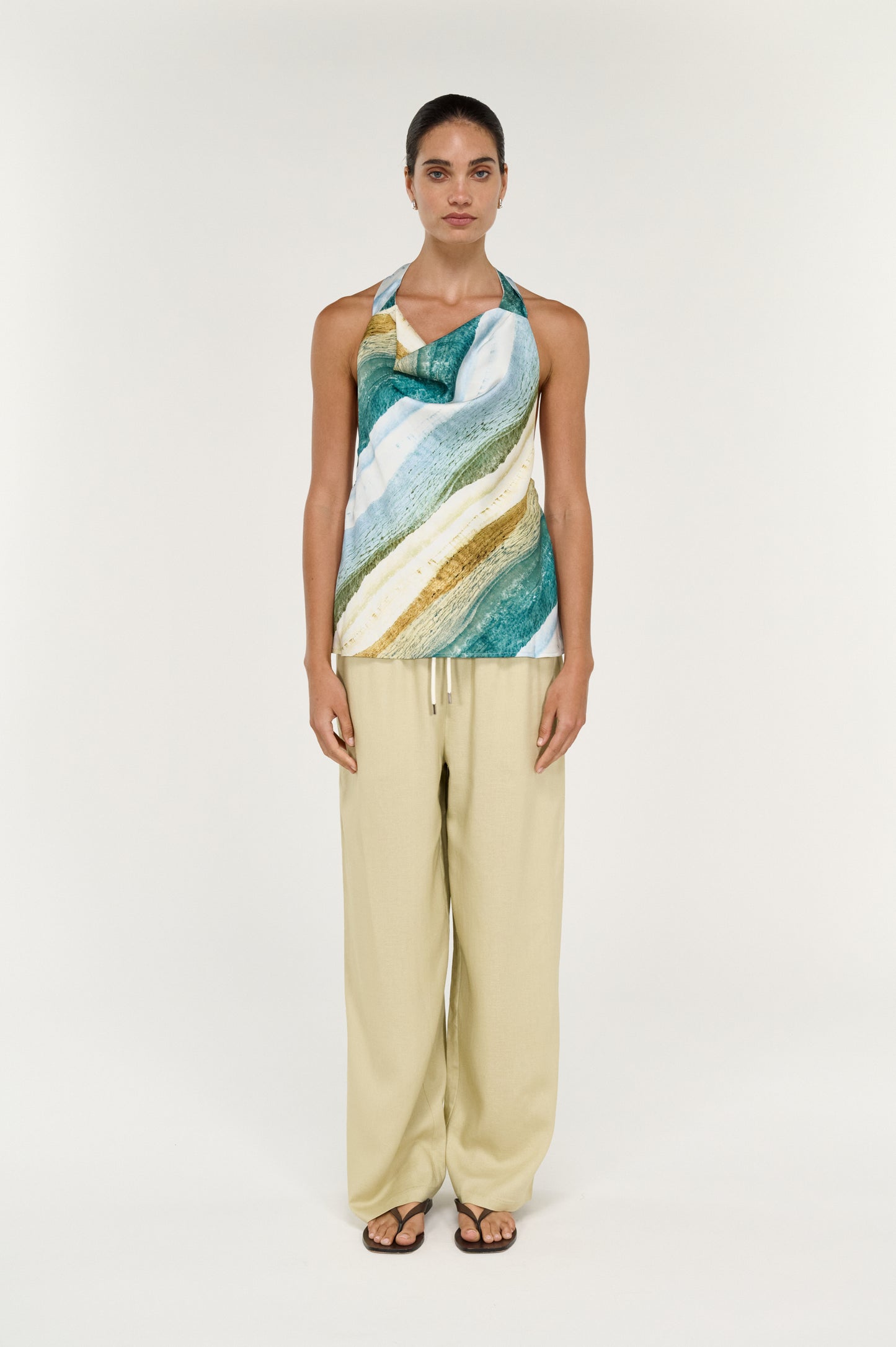 Pre Order OCTOBER - Anara Bias Halter Top