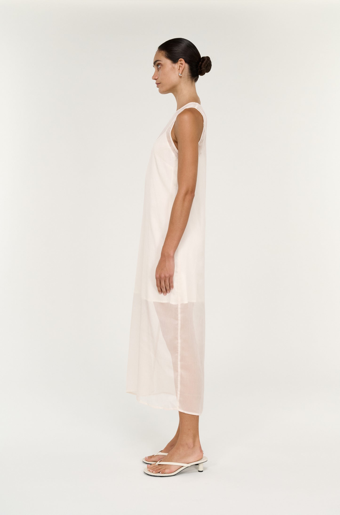 Pre Order SEPTEMBER - Aria Sheer Layered Midi Dress