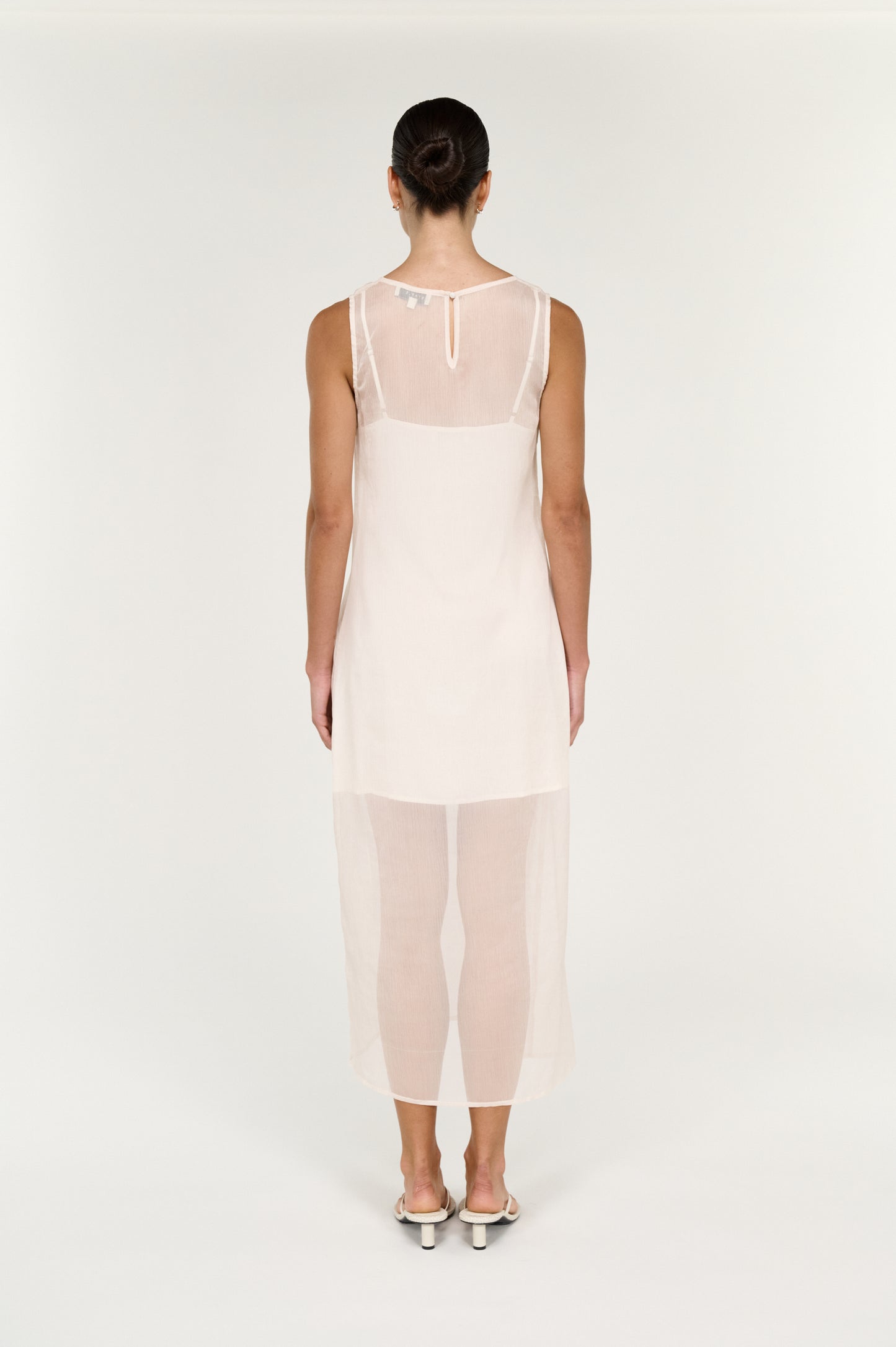 Pre Order SEPTEMBER - Aria Sheer Layered Midi Dress