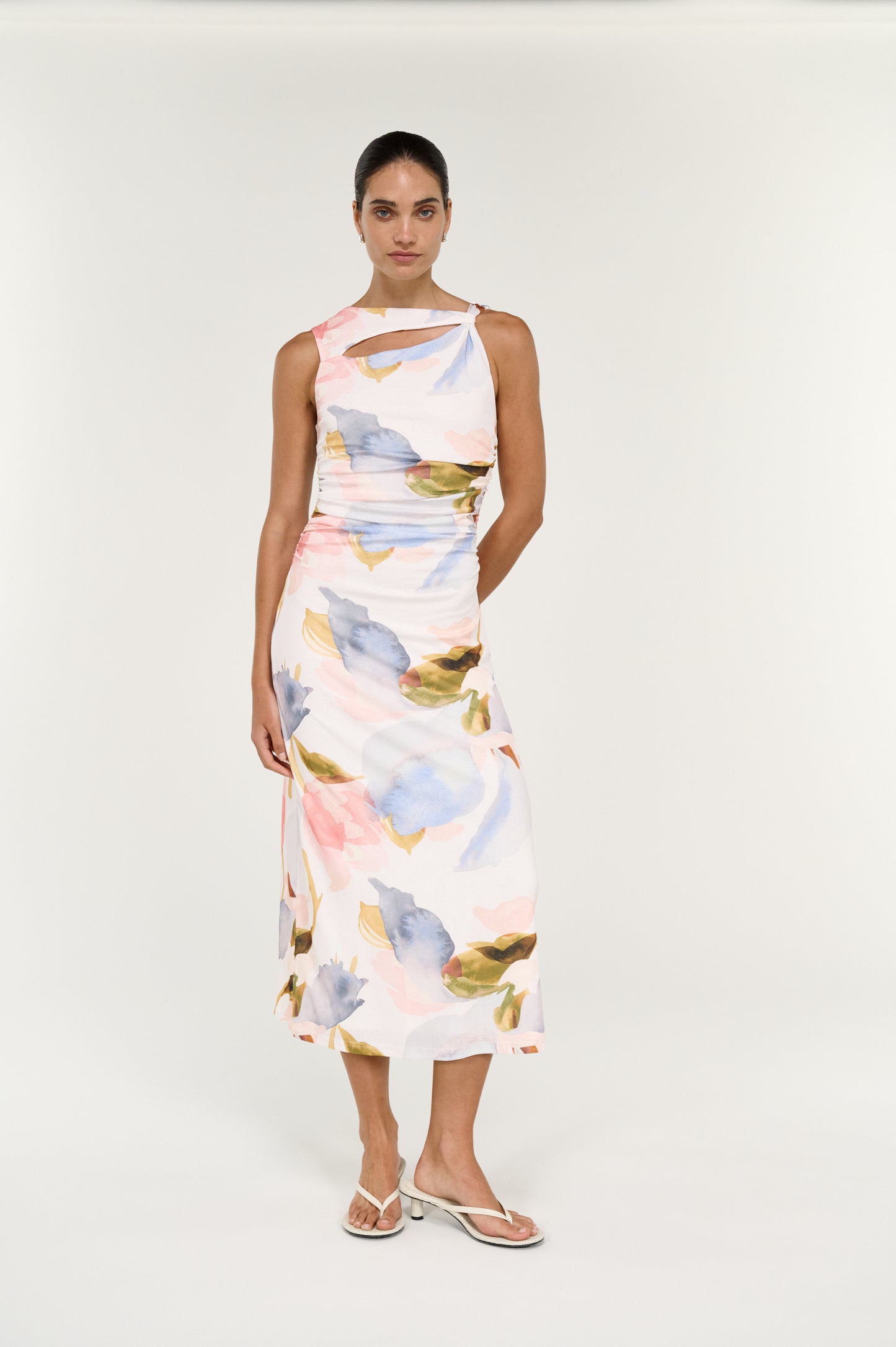 Pre Order SEPTEMBER - Valea Mesh Midi Dress