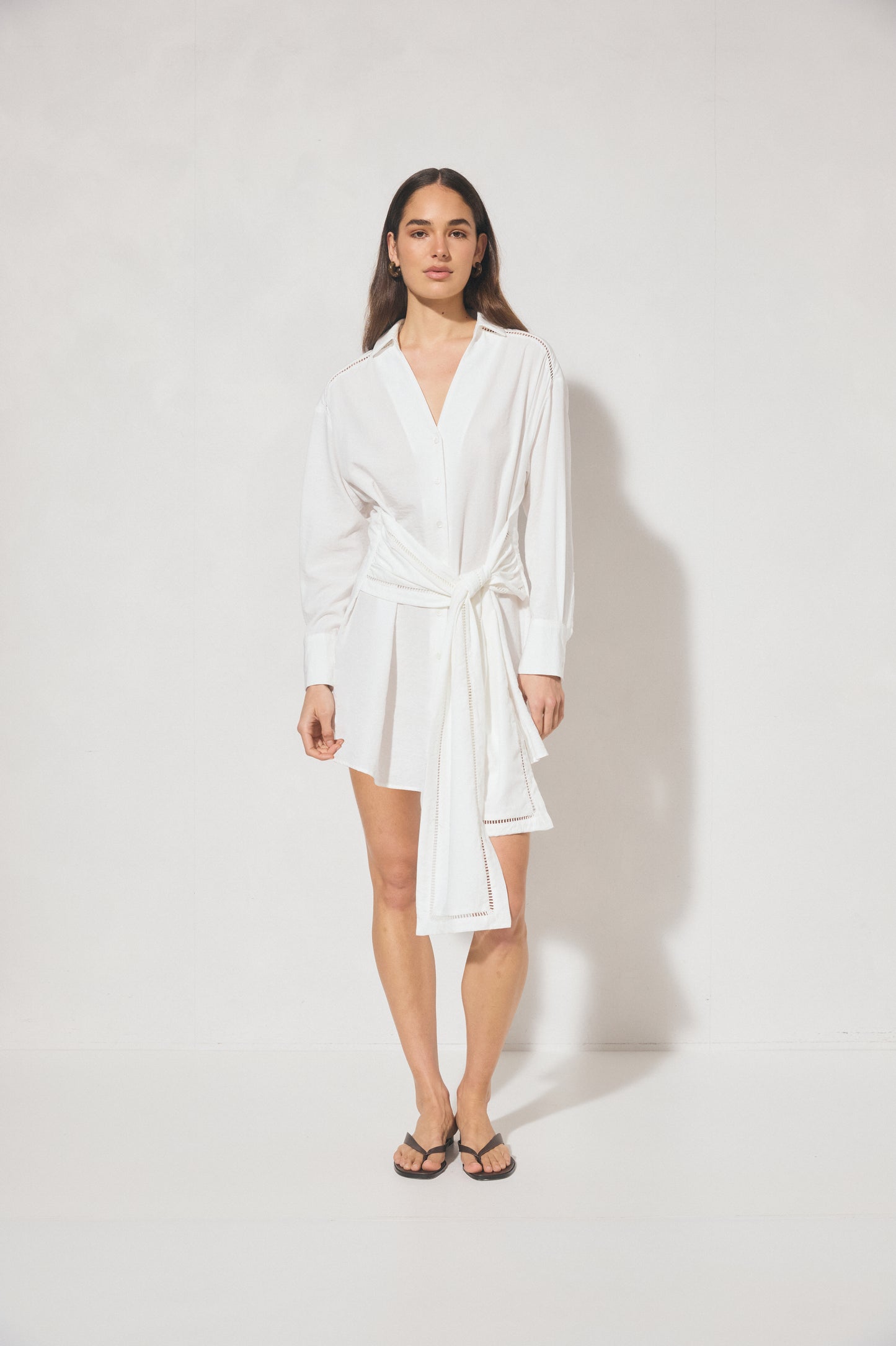 Pre Order FEB - Chiara Mini Dress - White
