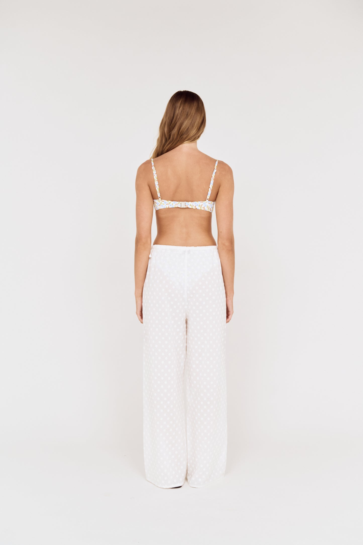 Pre order NOV RESORT - Neve Embroidered Mini Drawstring Pants