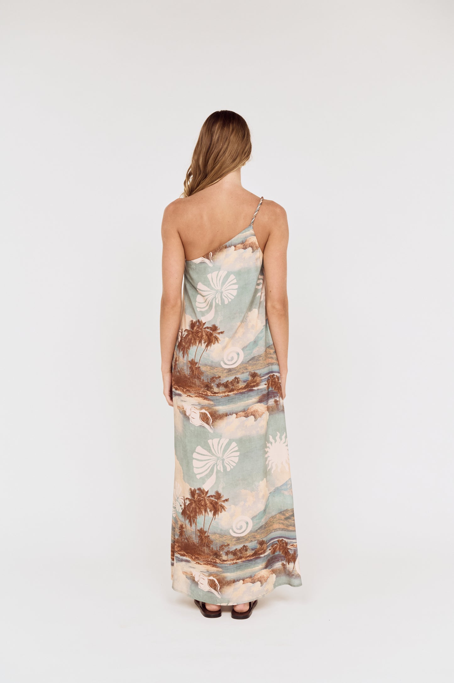 Pre order OCT RESORT - Vanya One Shoulder Maxi Dress