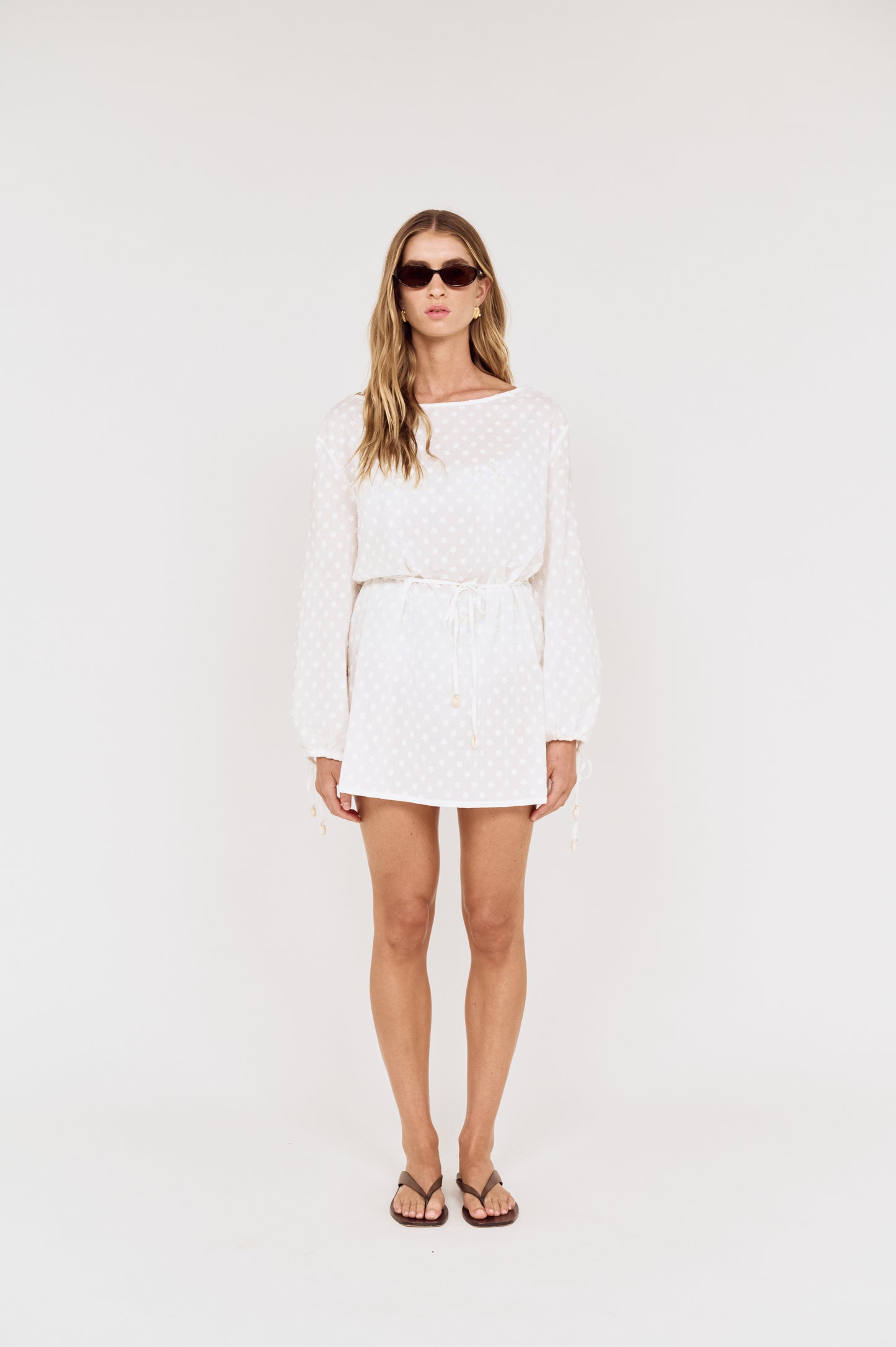 Pre order NOV RESORT - Neve Embroidered Mini Dress