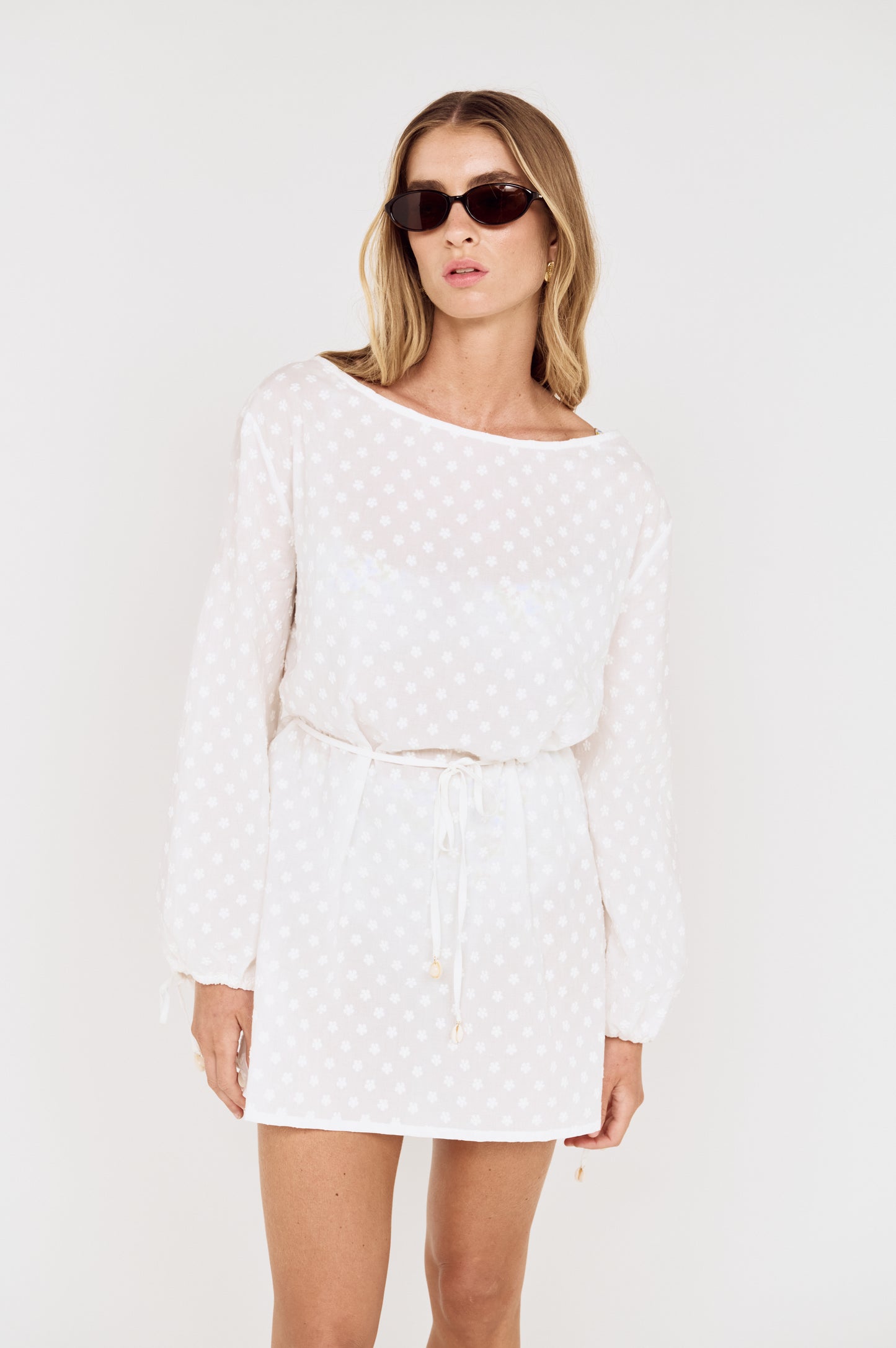 Pre order NOV RESORT - Neve Embroidered Mini Dress