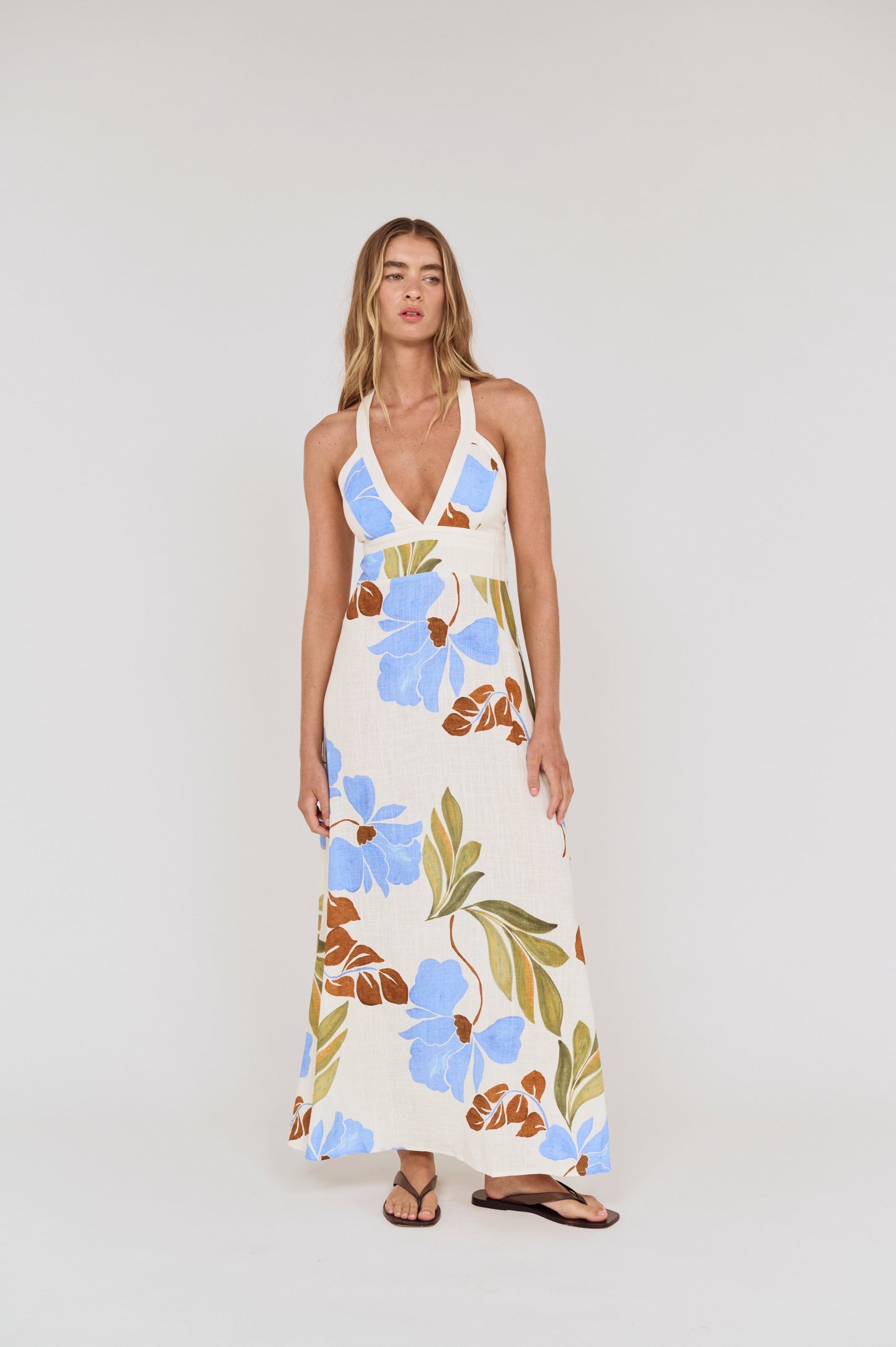 Pre order NOV RESORT - Juliette Cross Back Midi Dress
