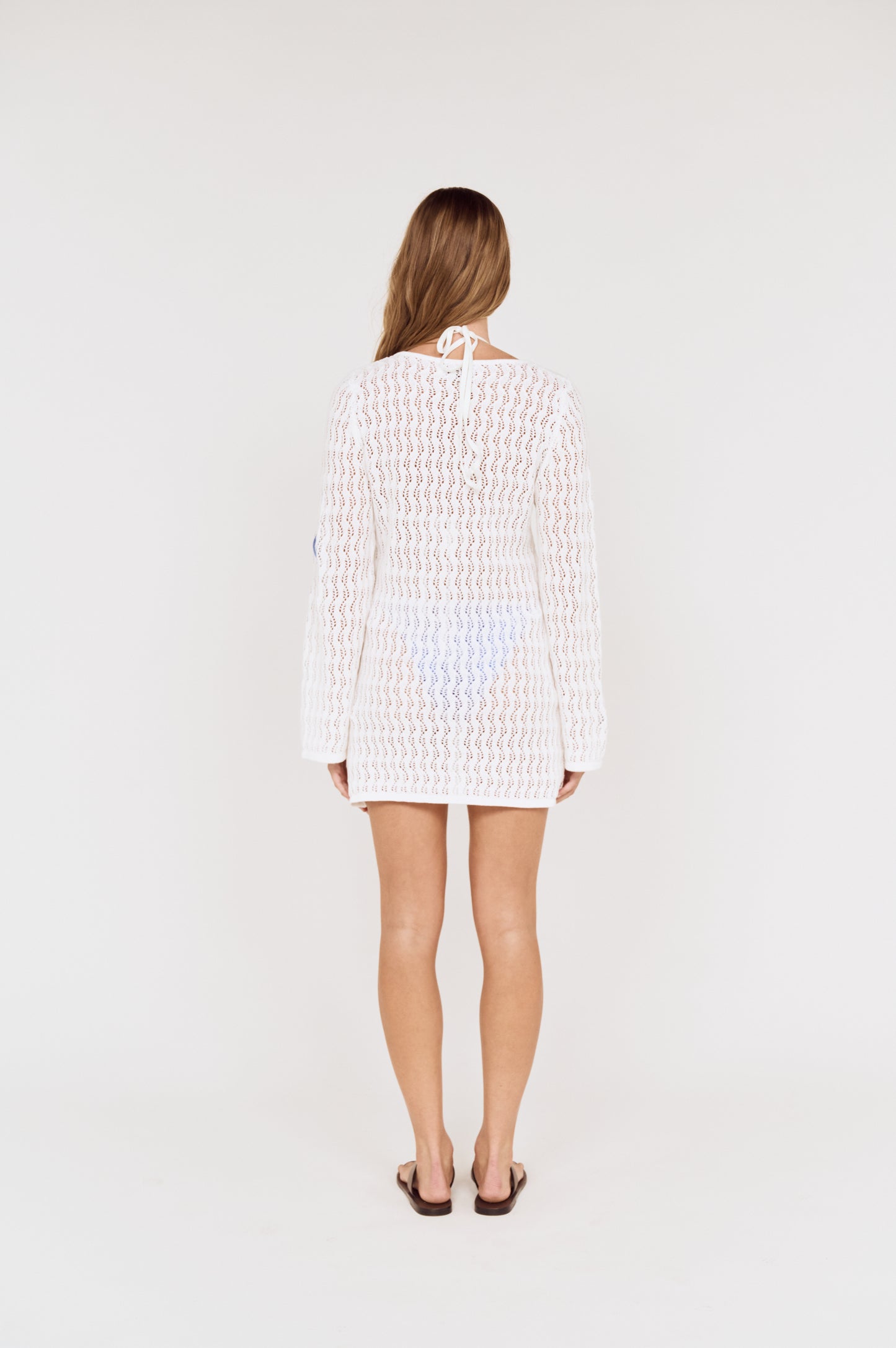 Pre order NOV RESORT -Nerida Embroidered Crochet Dress