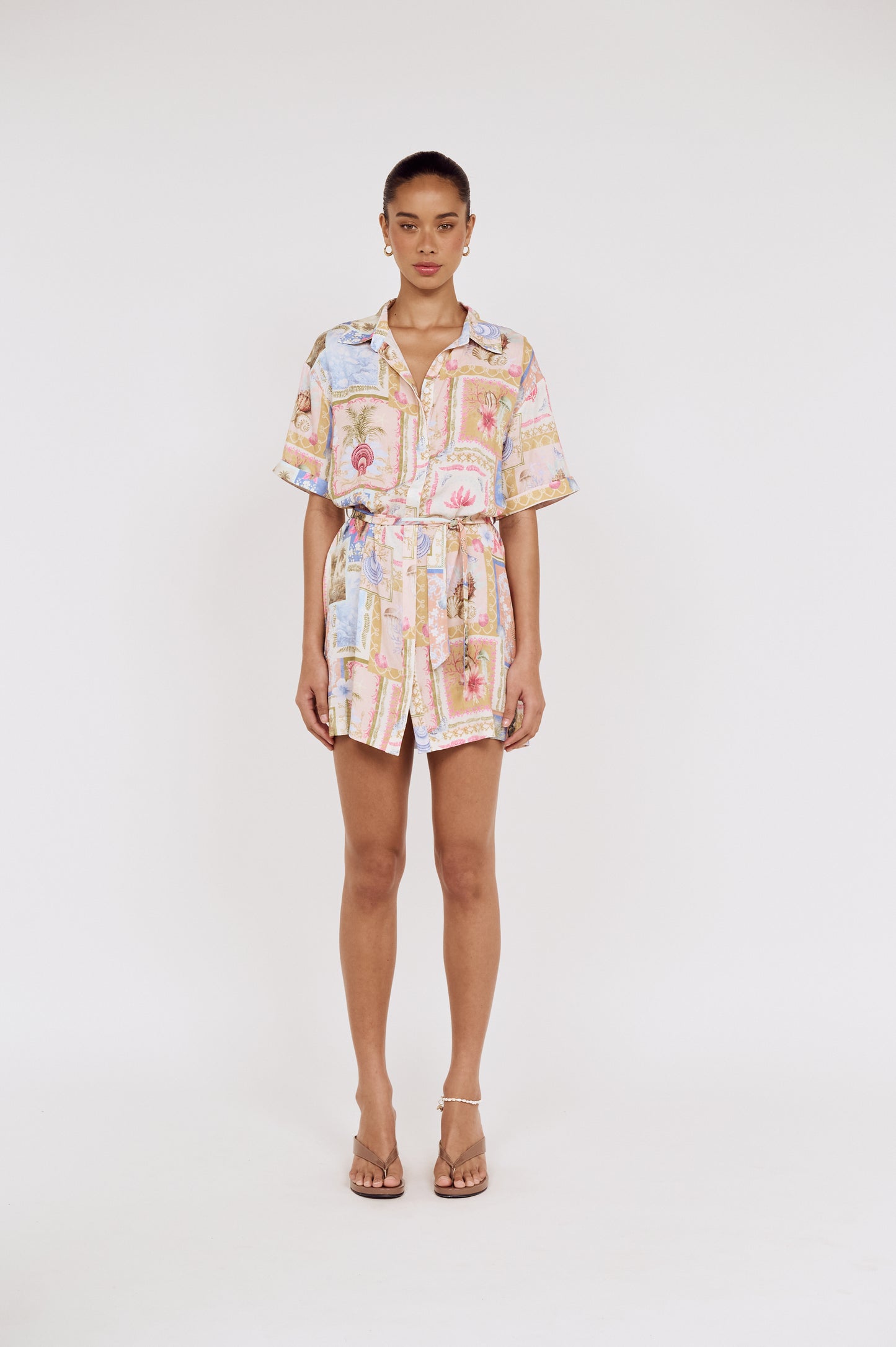 Pre order MAR - Georgina Mini Shirt Dress