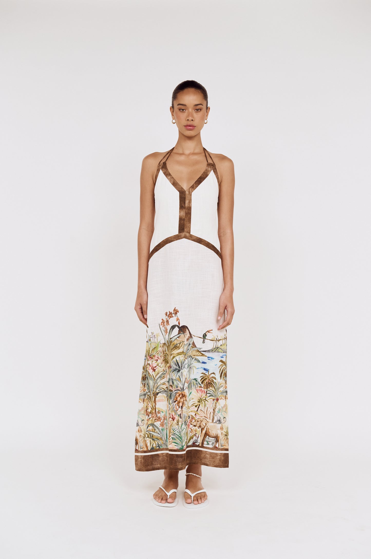 Pre order FEB - Kamil Halter Maxi Dress