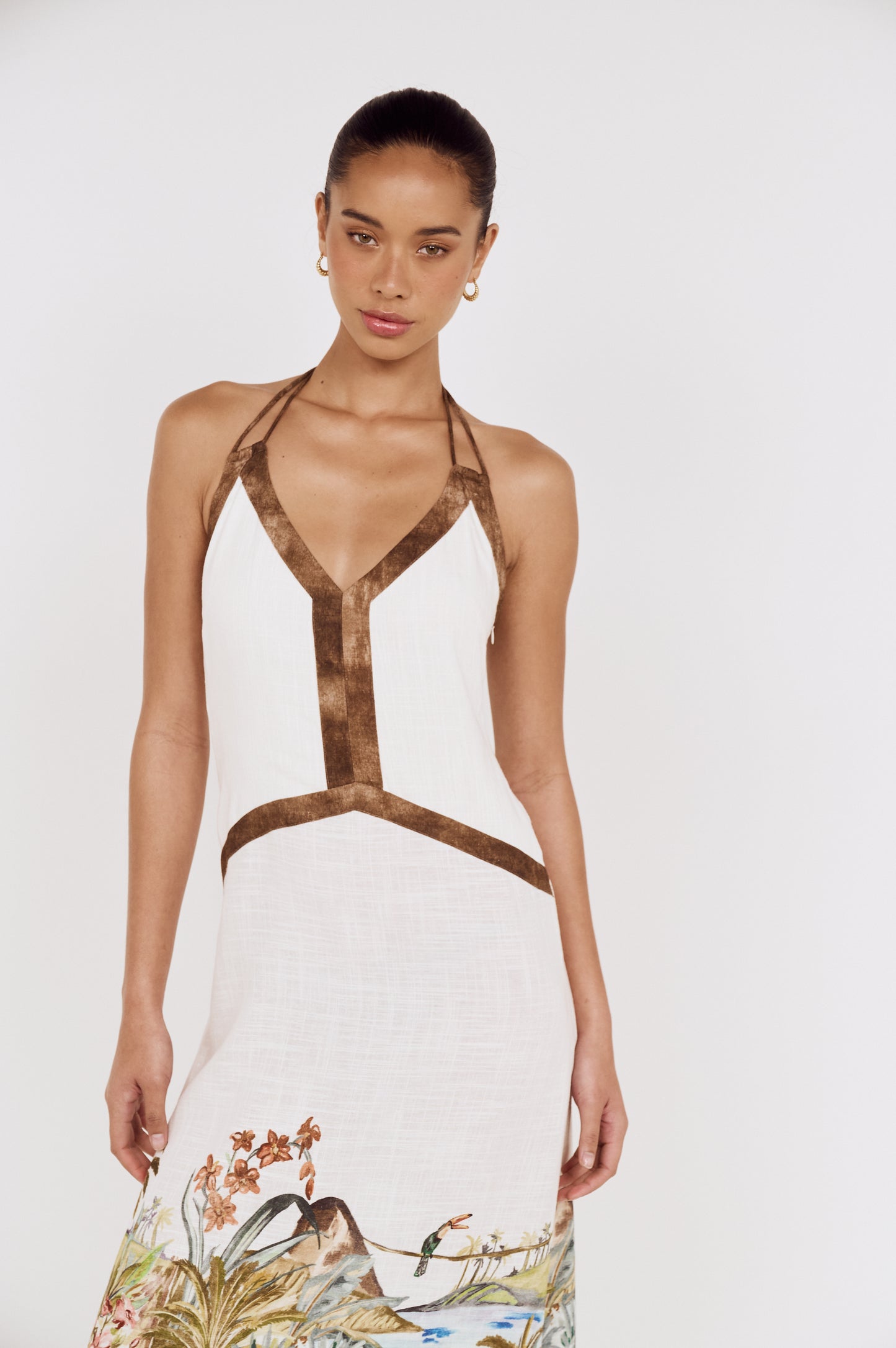 Pre order FEB - Kamil Halter Maxi Dress