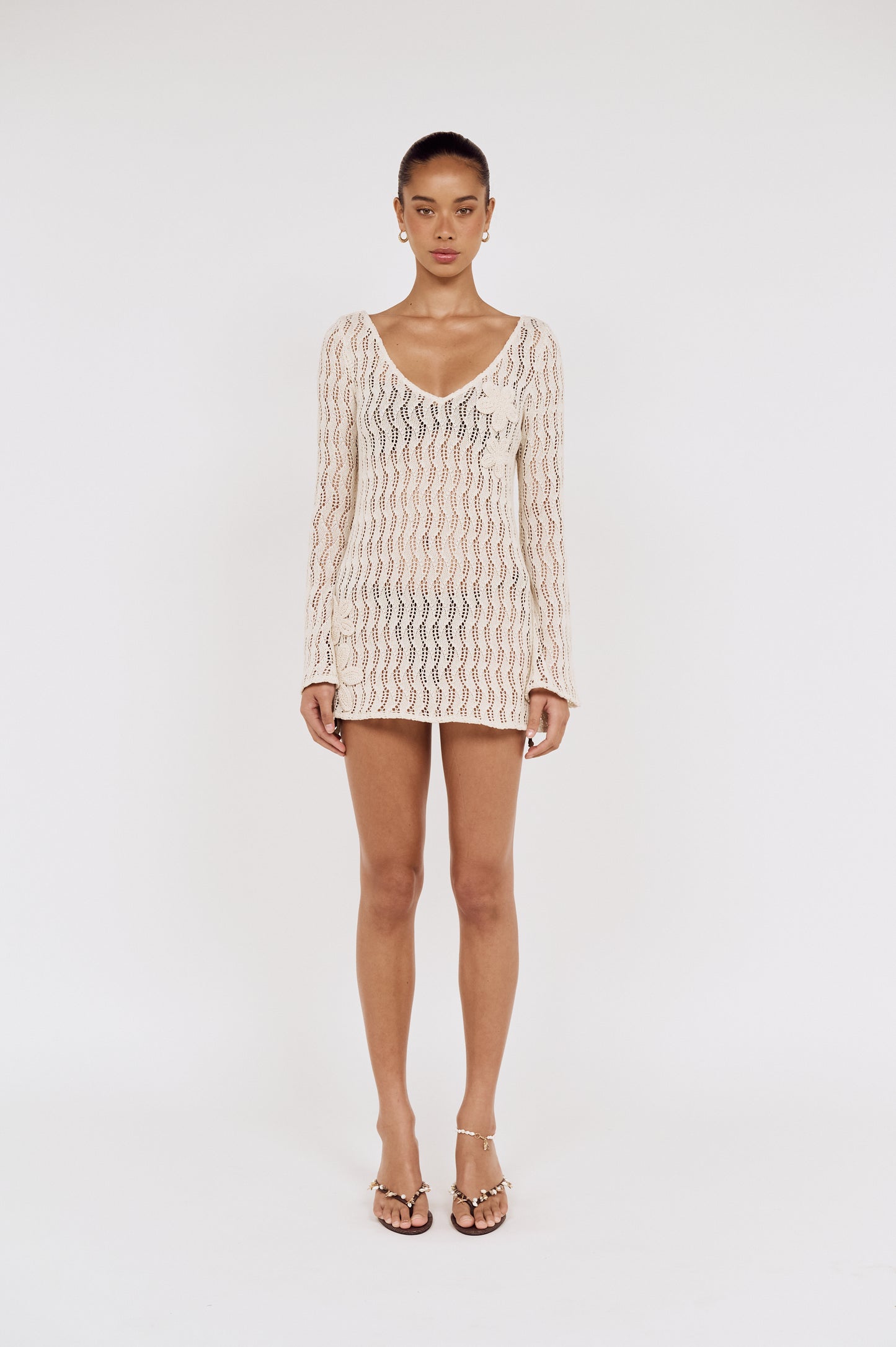 Pre order JAN - Britney Crochet Mini Dress