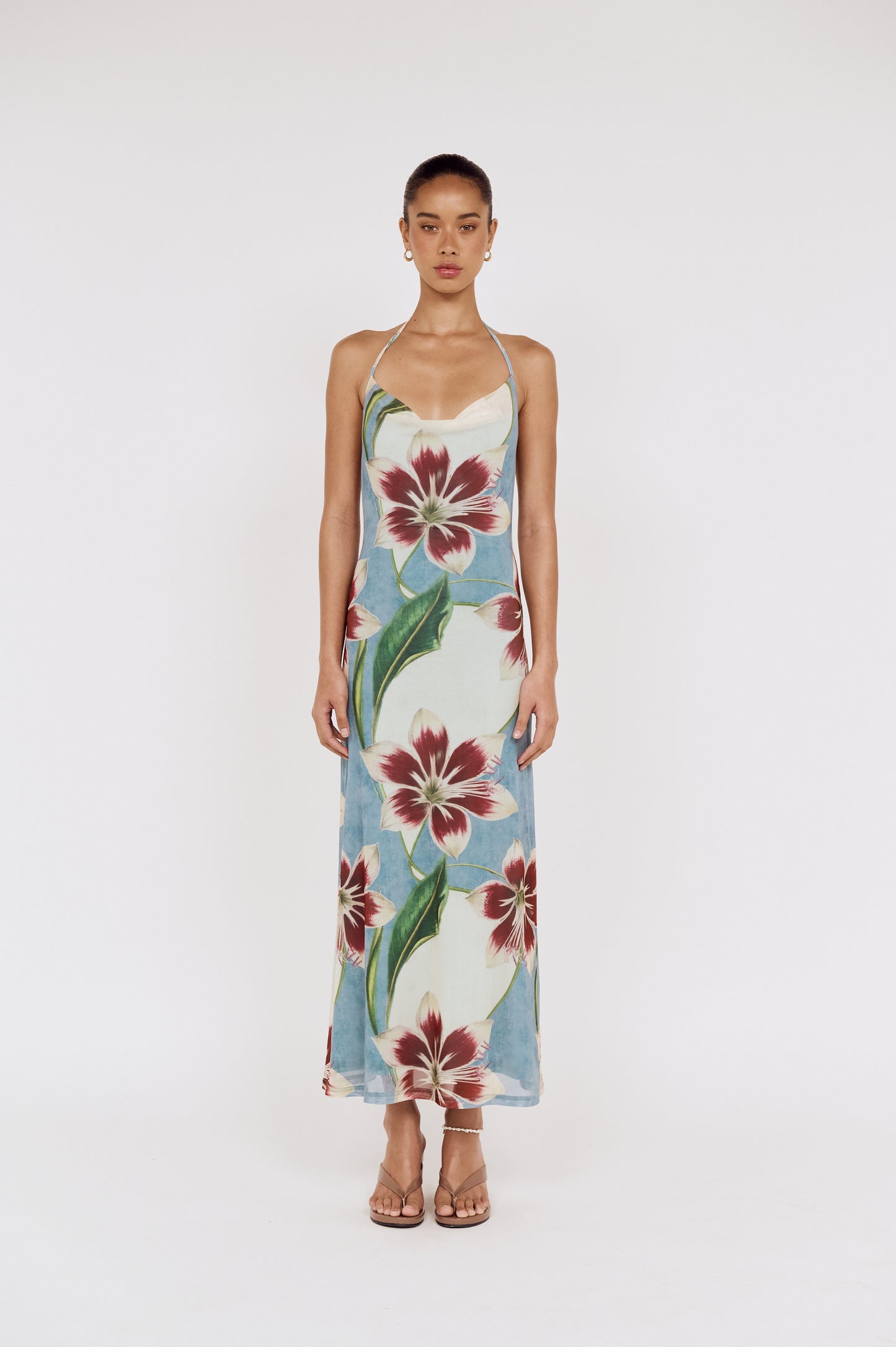 Pre order FEB - Tyla Cowl Maxi Dress