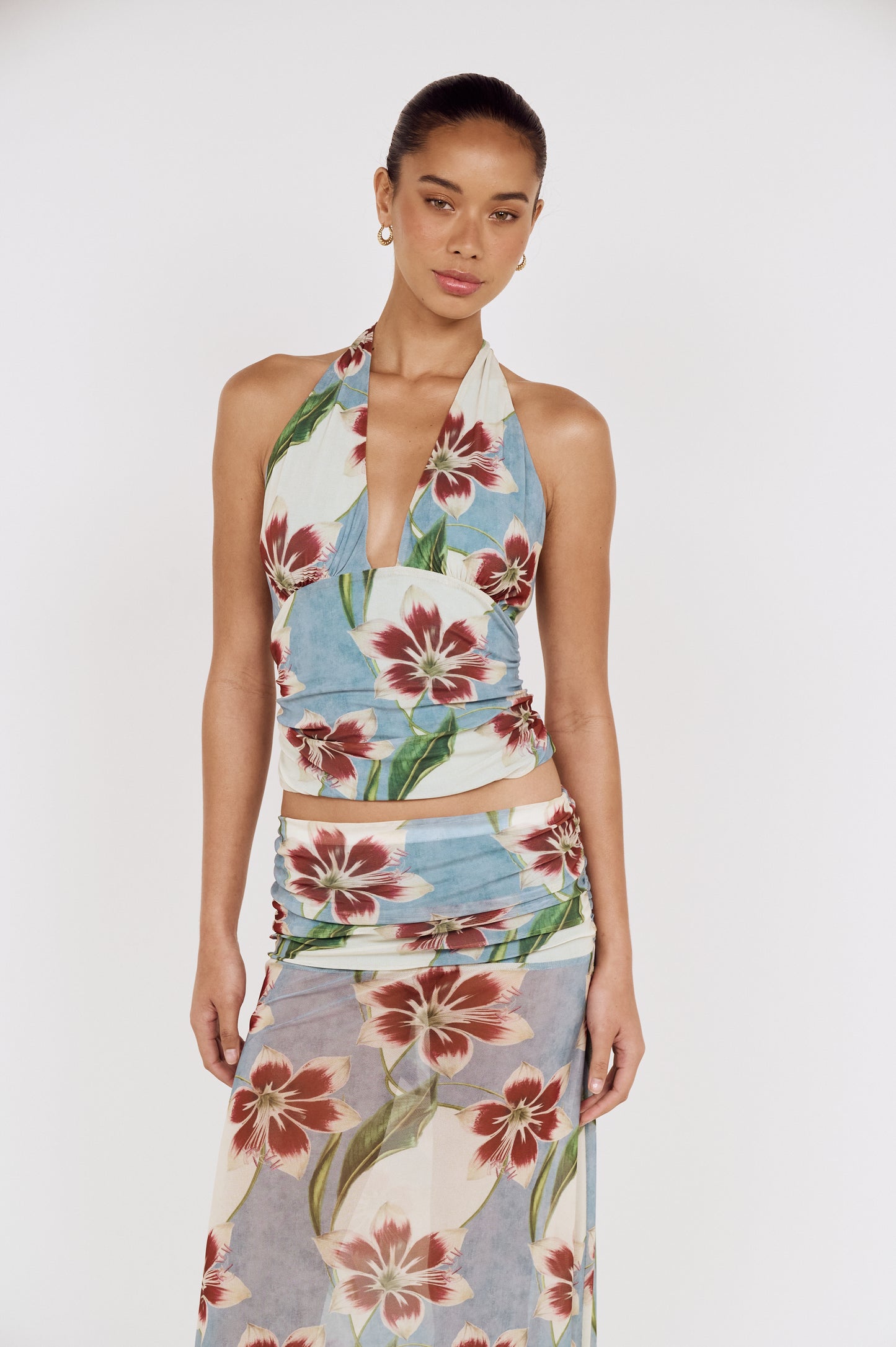 Pre order FEB - Tyla Hanky Midi Skirt