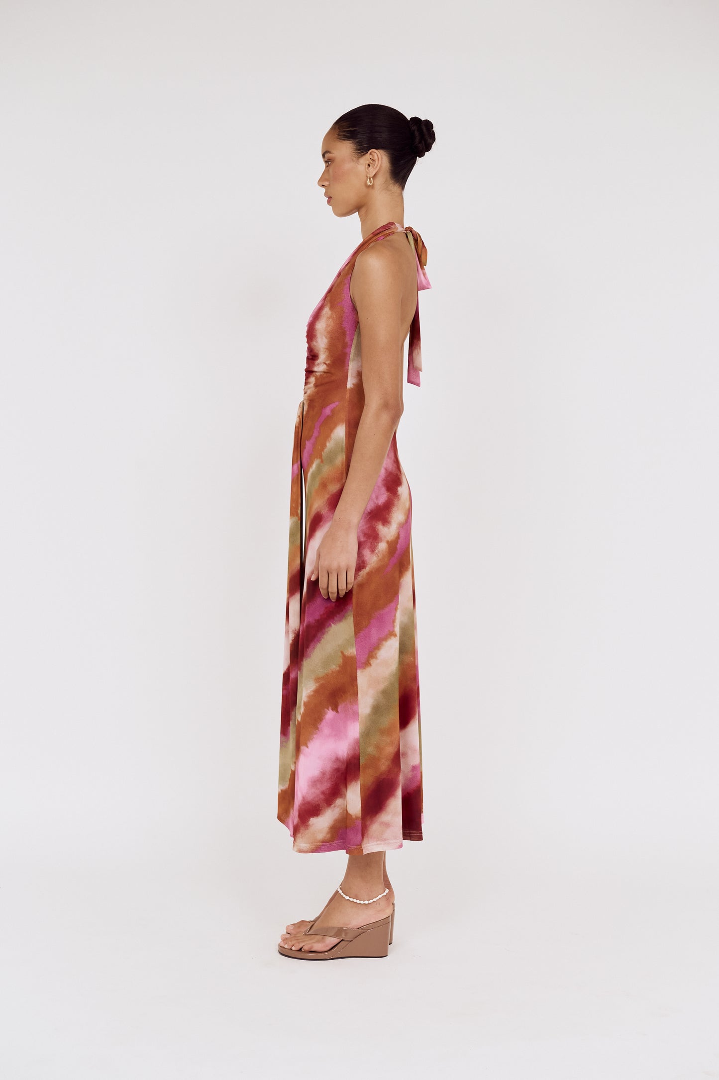 Pre order MAR - Carly Plunge Maxi Dress