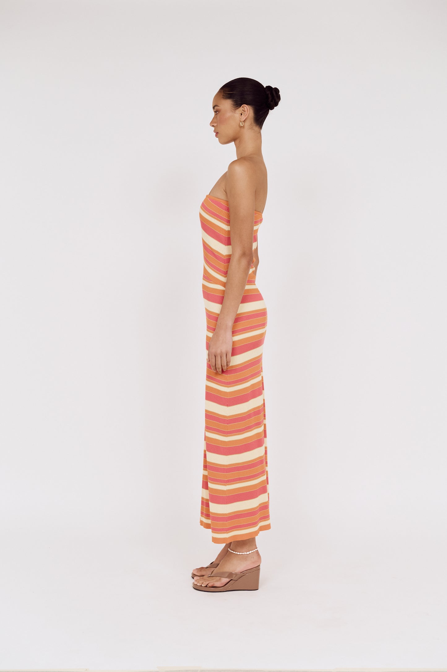 Pre order MAR - Selena Knit Strapless Maxi Dress