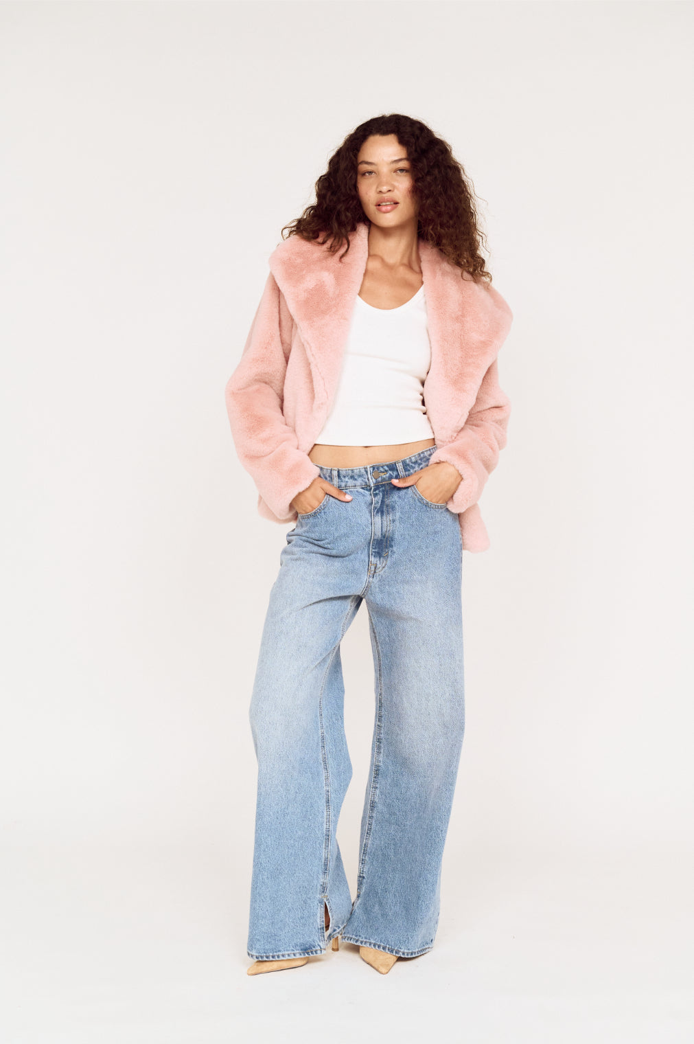 Pre Order JUNE - Sigrid Faux Fur Coat