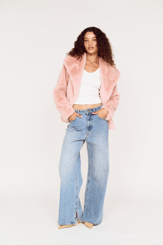 Pre Order JUNE - Sigrid Faux Fur Coat