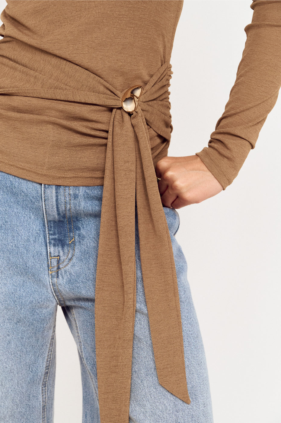 Pre Order APRIL - Noa Assym Mesh Top