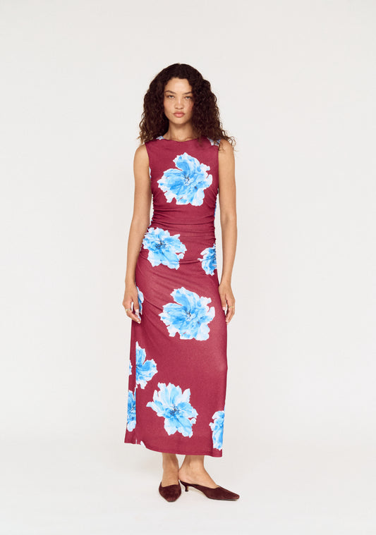 Pre Order APRIL - Fiorella Mesh Midi Dress