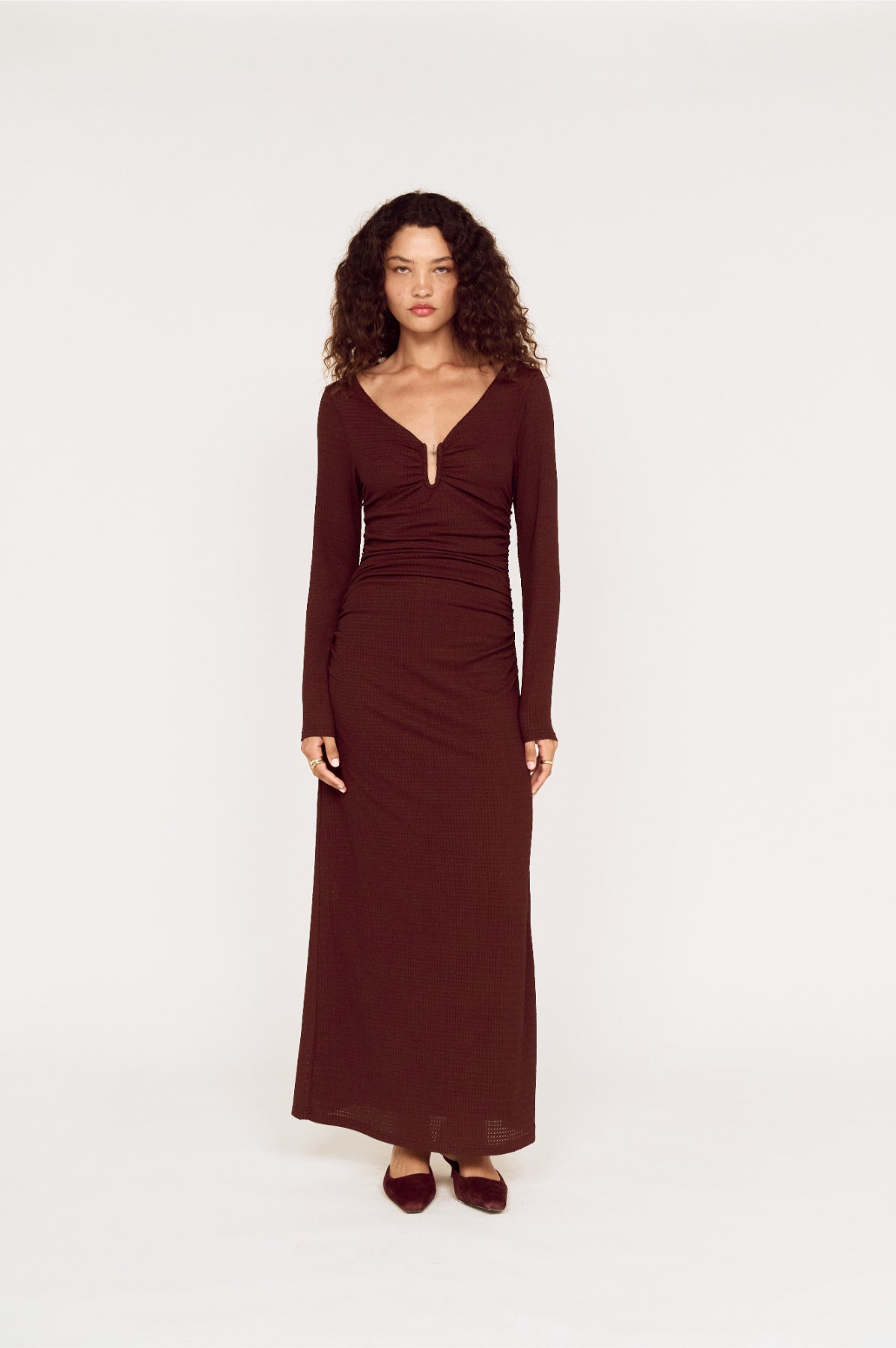 Pre Order MAY -Myra U Wire Midi Dress