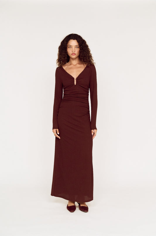 Pre Order MAY -Myra U Wire Midi Dress