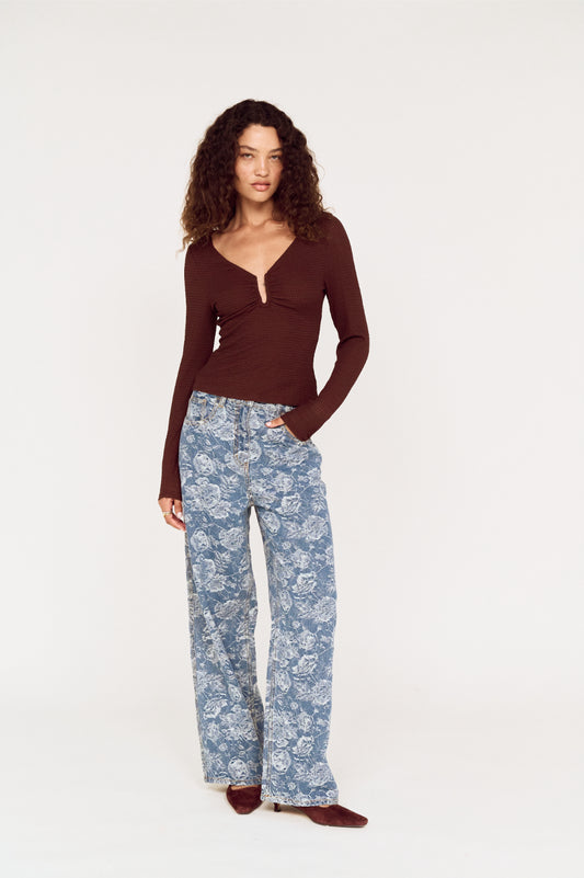 Pre Order MAY - Calla Denim Pants