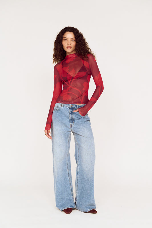 Pre Order JUNE - Airi Mesh Top