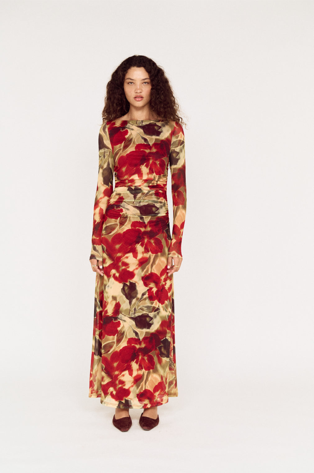 Pre Order MAY - Selma Mesh Midi Dress