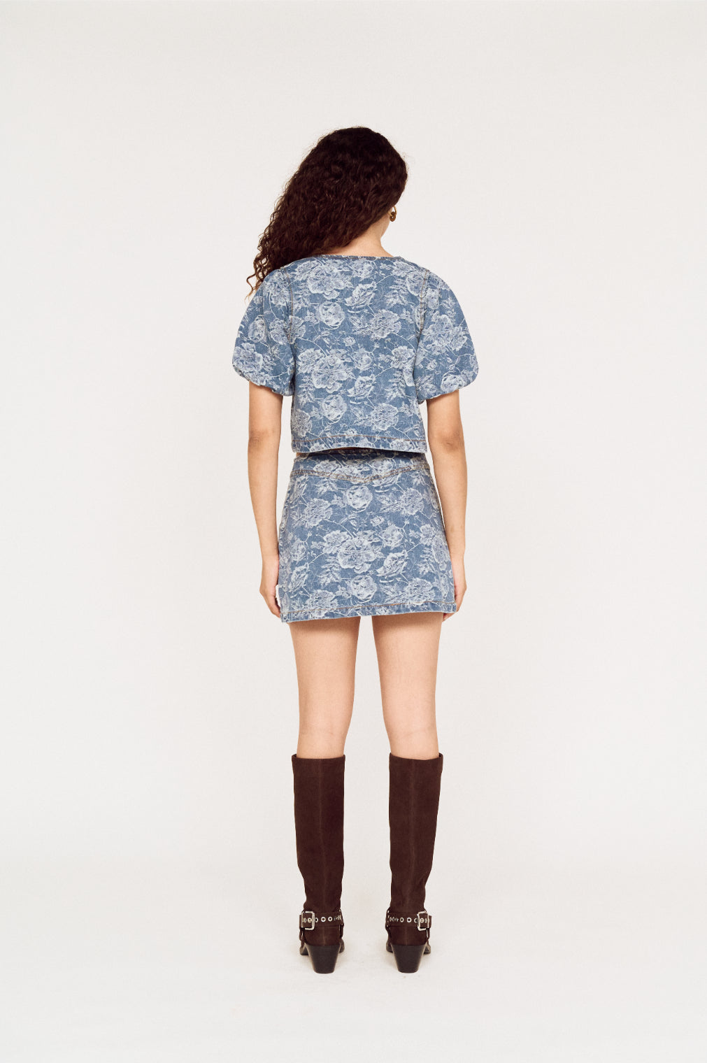 Pre Order APRIL - Calla Denim Top