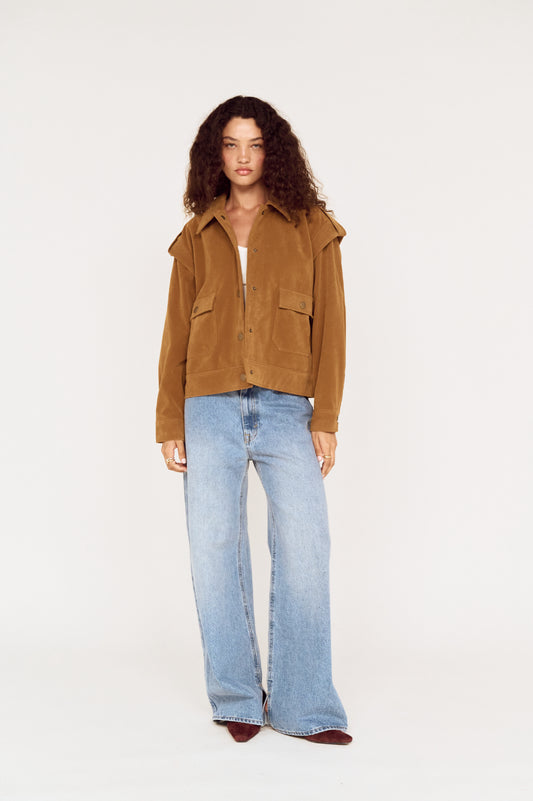 Pre Order MAY -Faye Faux Suede Jacket