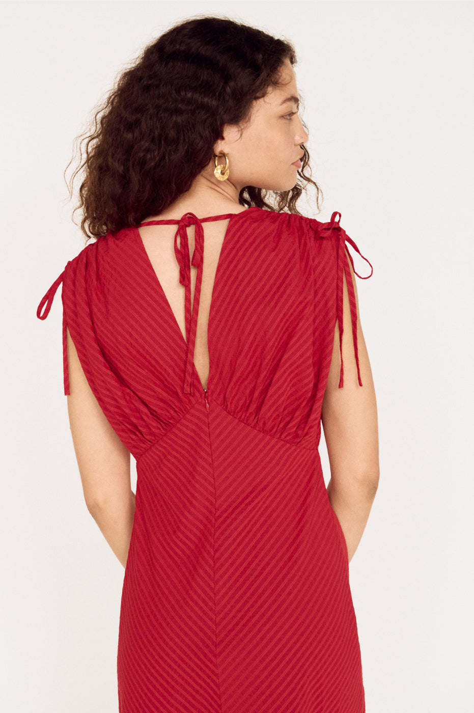 Pre Order MAY - Malia V-neck Midi Dress