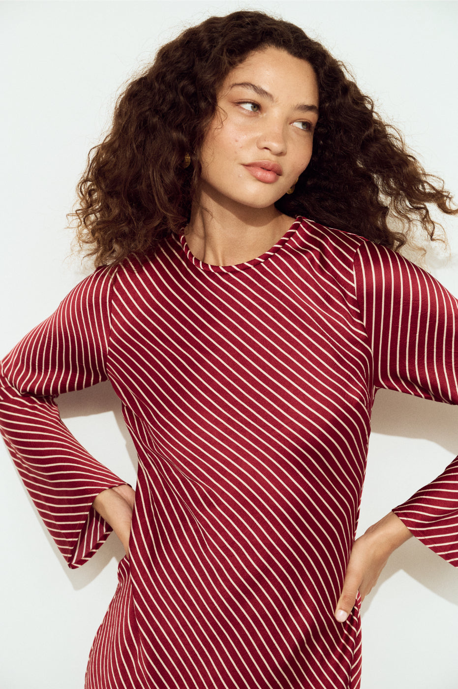 Pre Order JUNE - Leni Bias Mini Dress