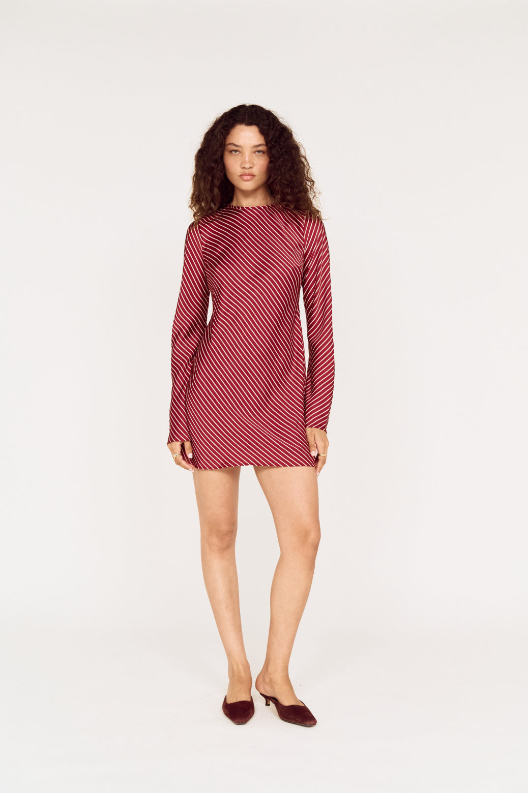 Pre Order JUNE - Leni Bias Mini Dress