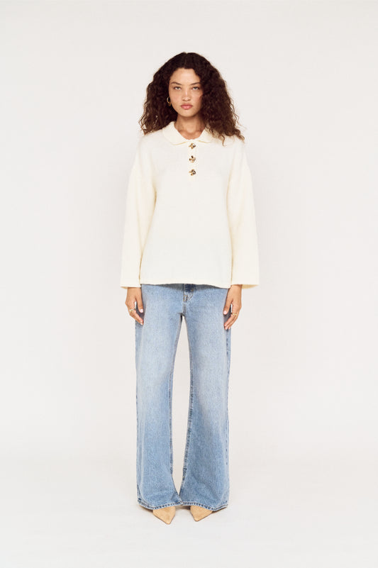 Pre Order APRIL - Isla Polo Knit