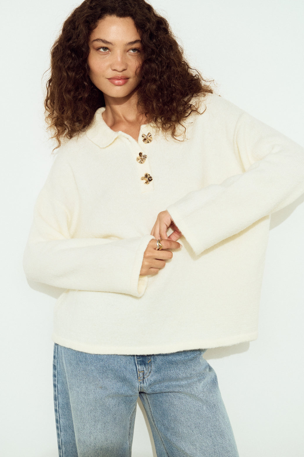 Pre Order APRIL - Isla Polo Knit