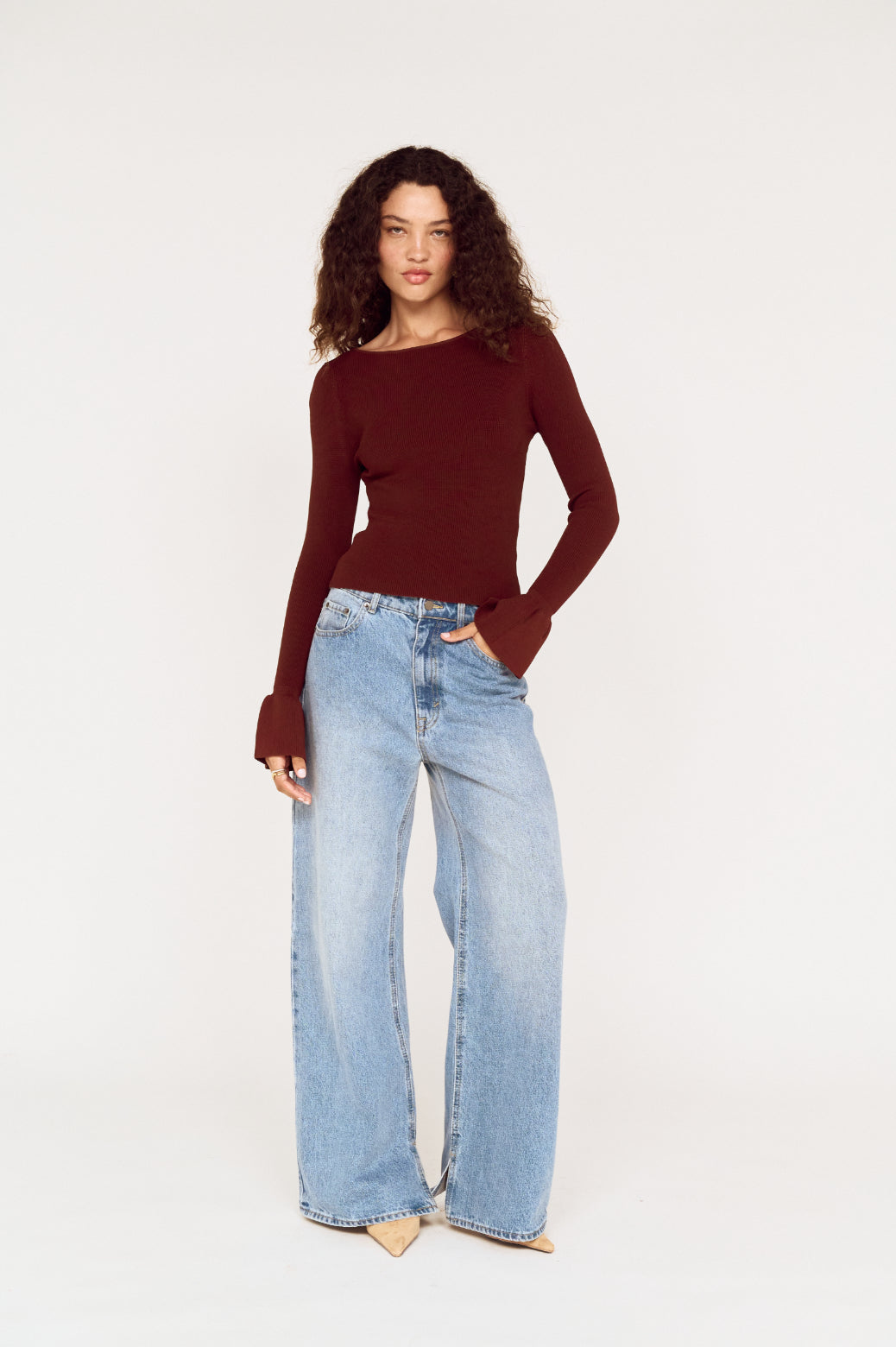 Pre Order JUNE - Siska Knit Top