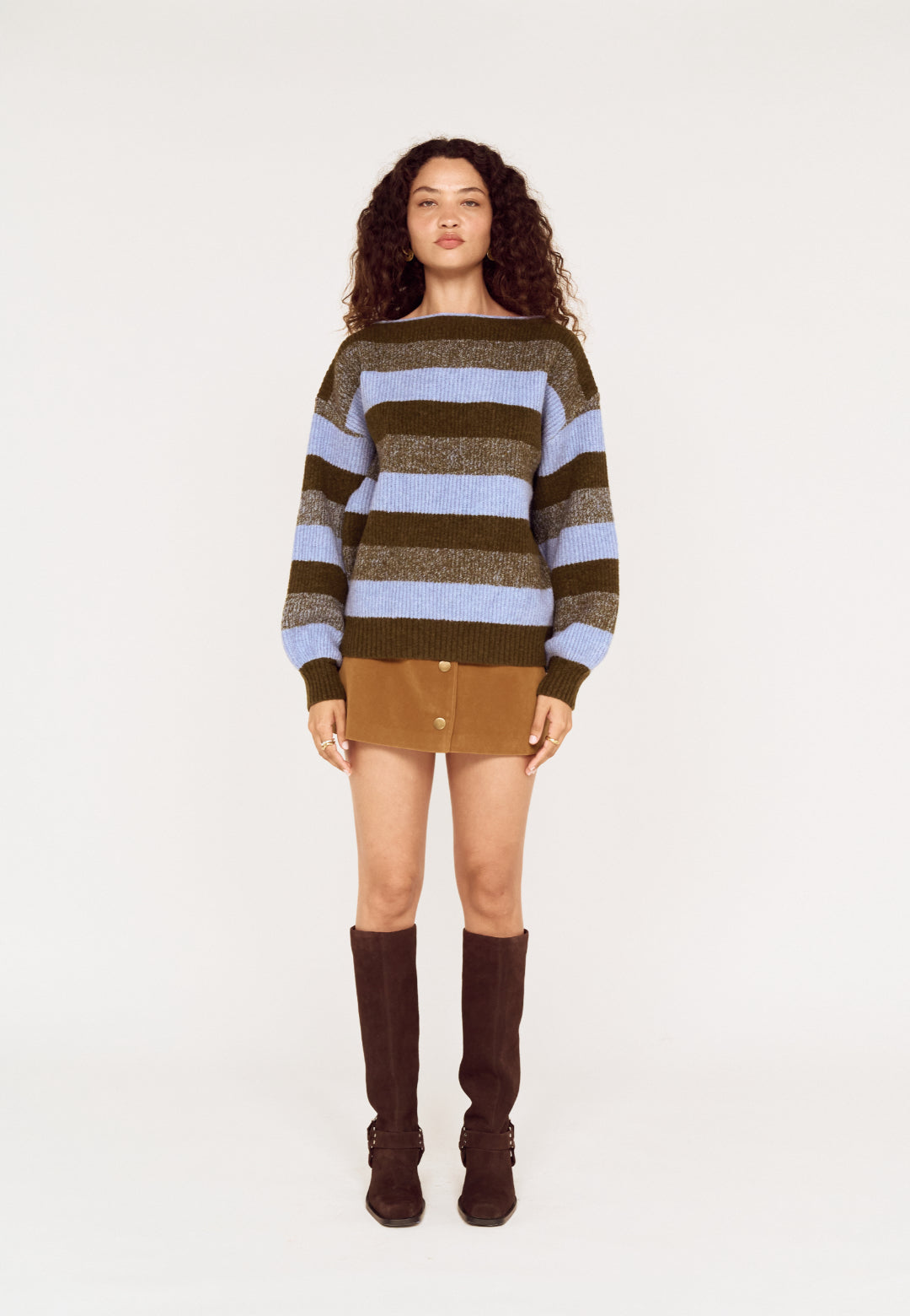 Pre Order MAY - Avia Boat Neck Knit