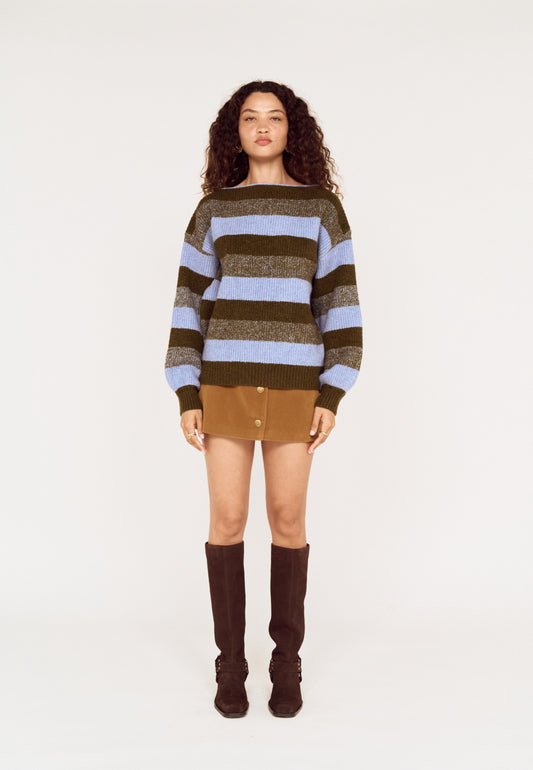 Pre Order MAY - Avia Boat Neck Knit