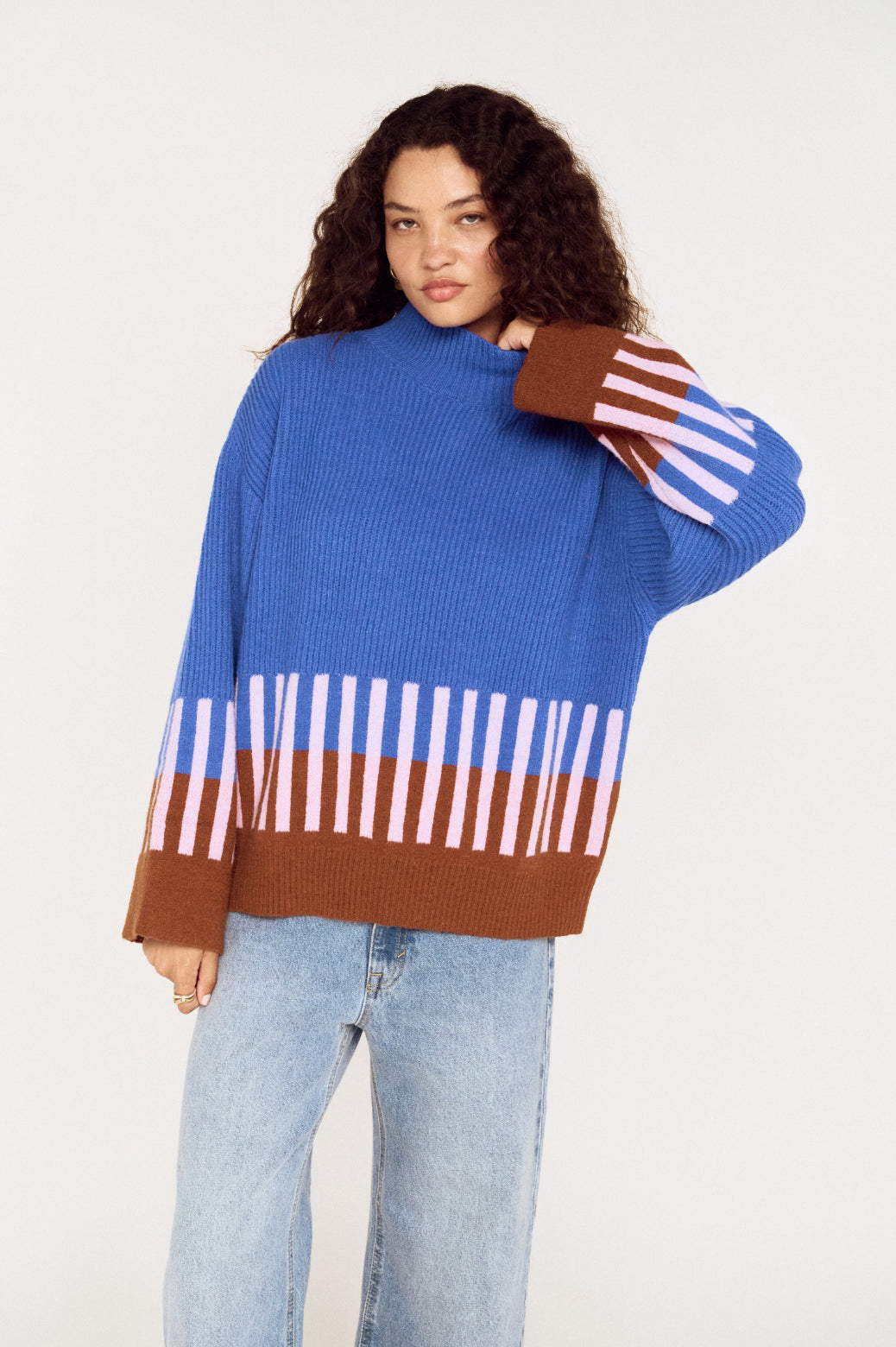 Pre Order APRIL - Kaia Intarsia Knit