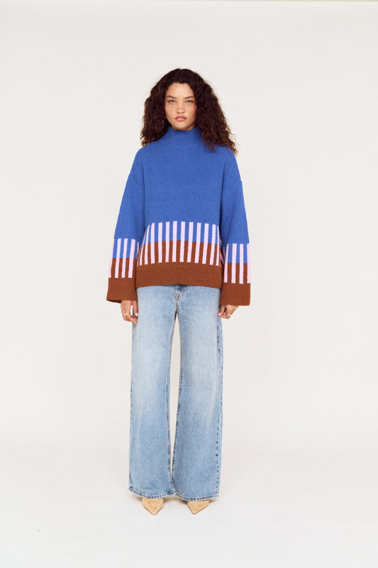 Pre Order APRIL - Kaia Intarsia Knit