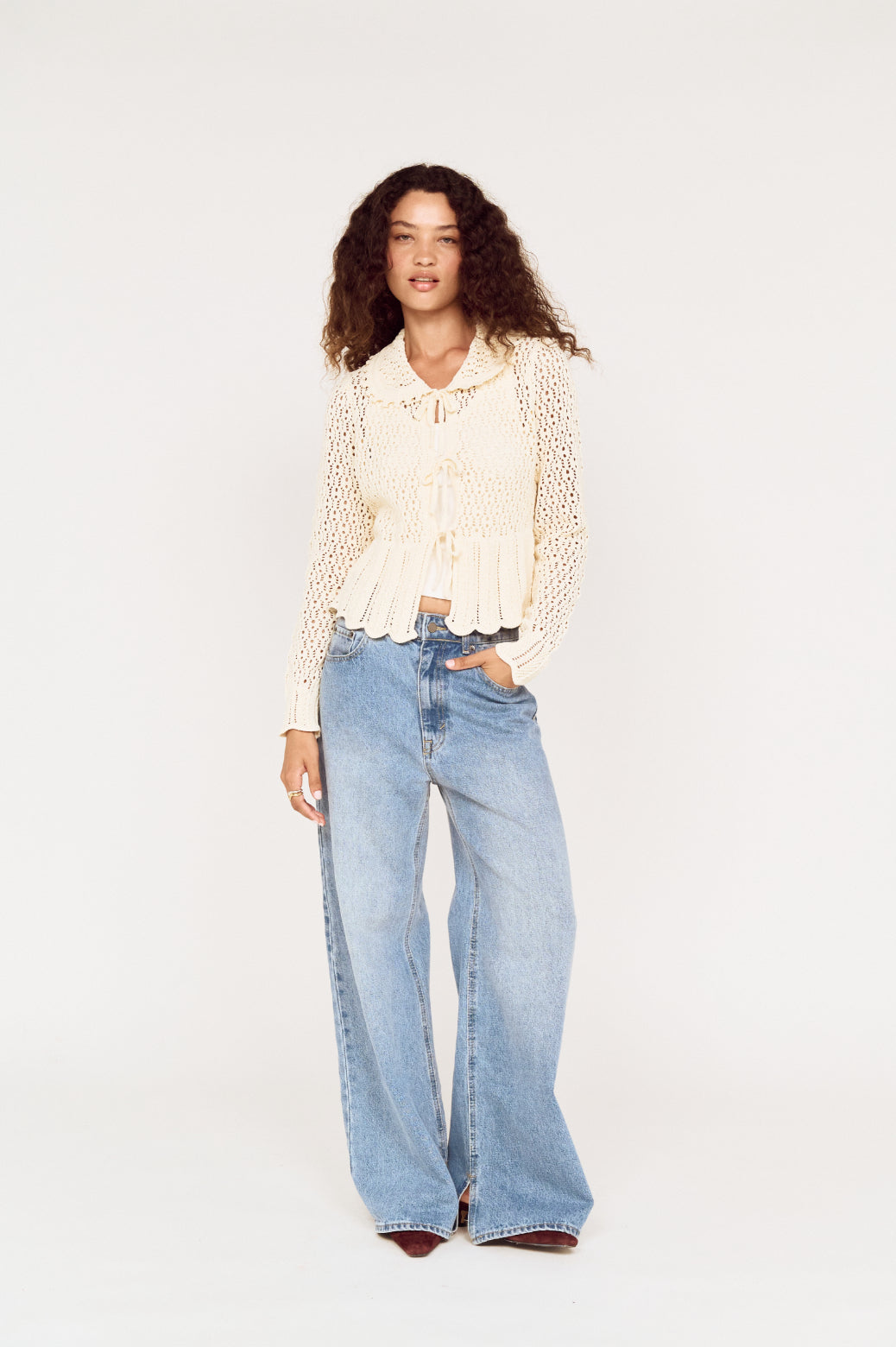 Pre Order MAY - Niva Pointelle Cardi