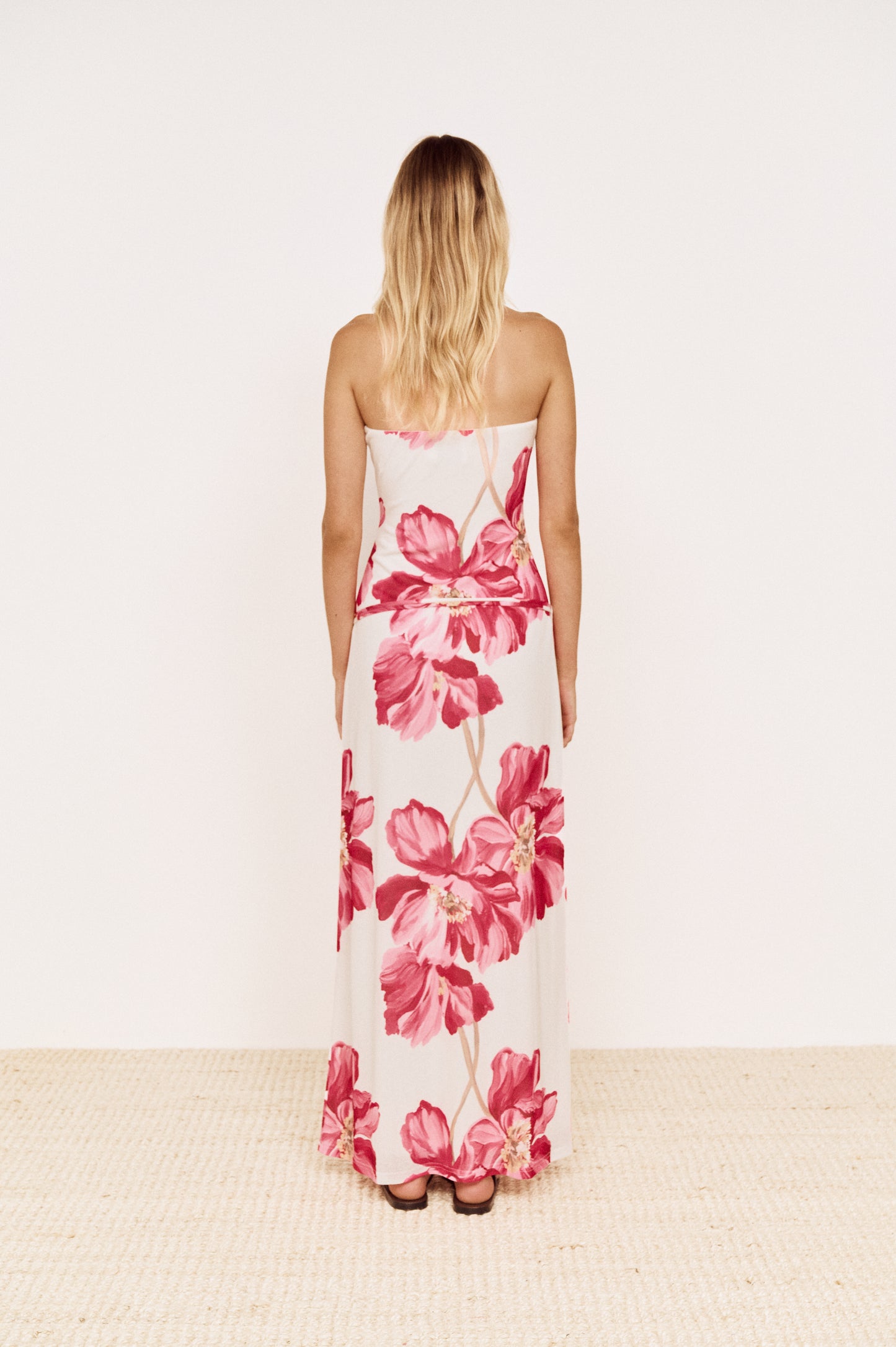 Pre order OCT - Chloe Strapless Dress - Floral